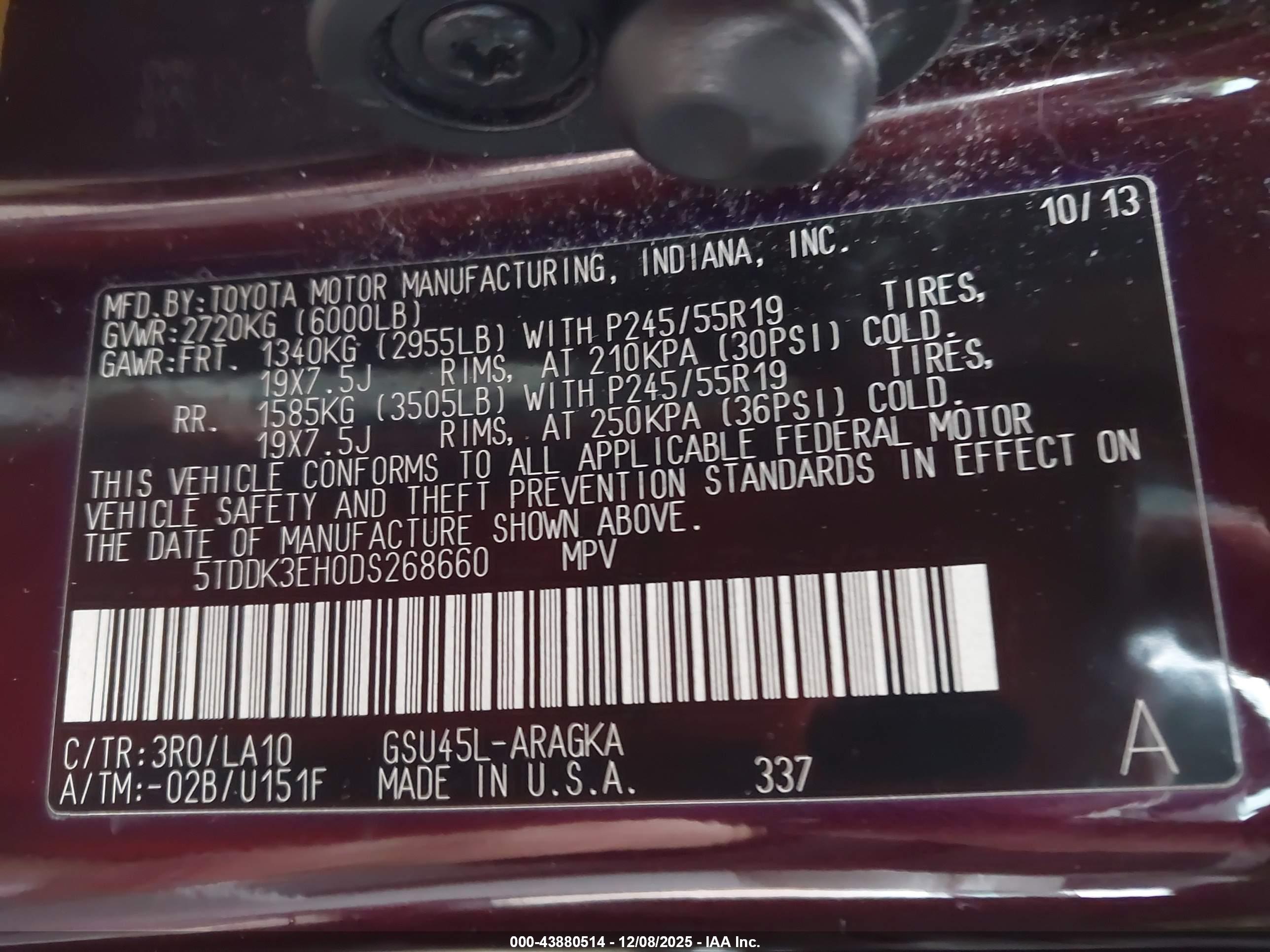 TOYOTA HIGHLANDER image 9