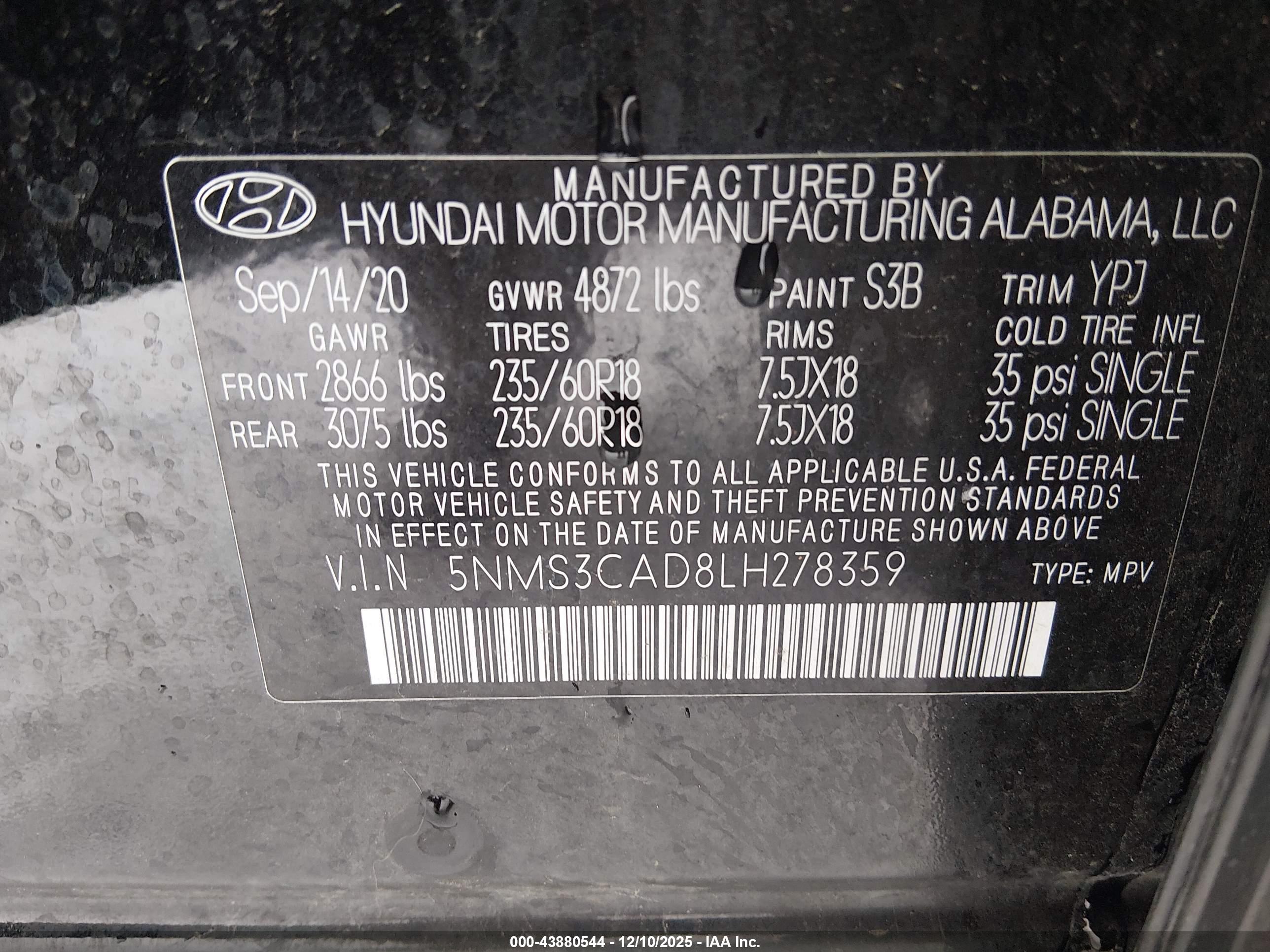 HYUNDAI SANTA image 9