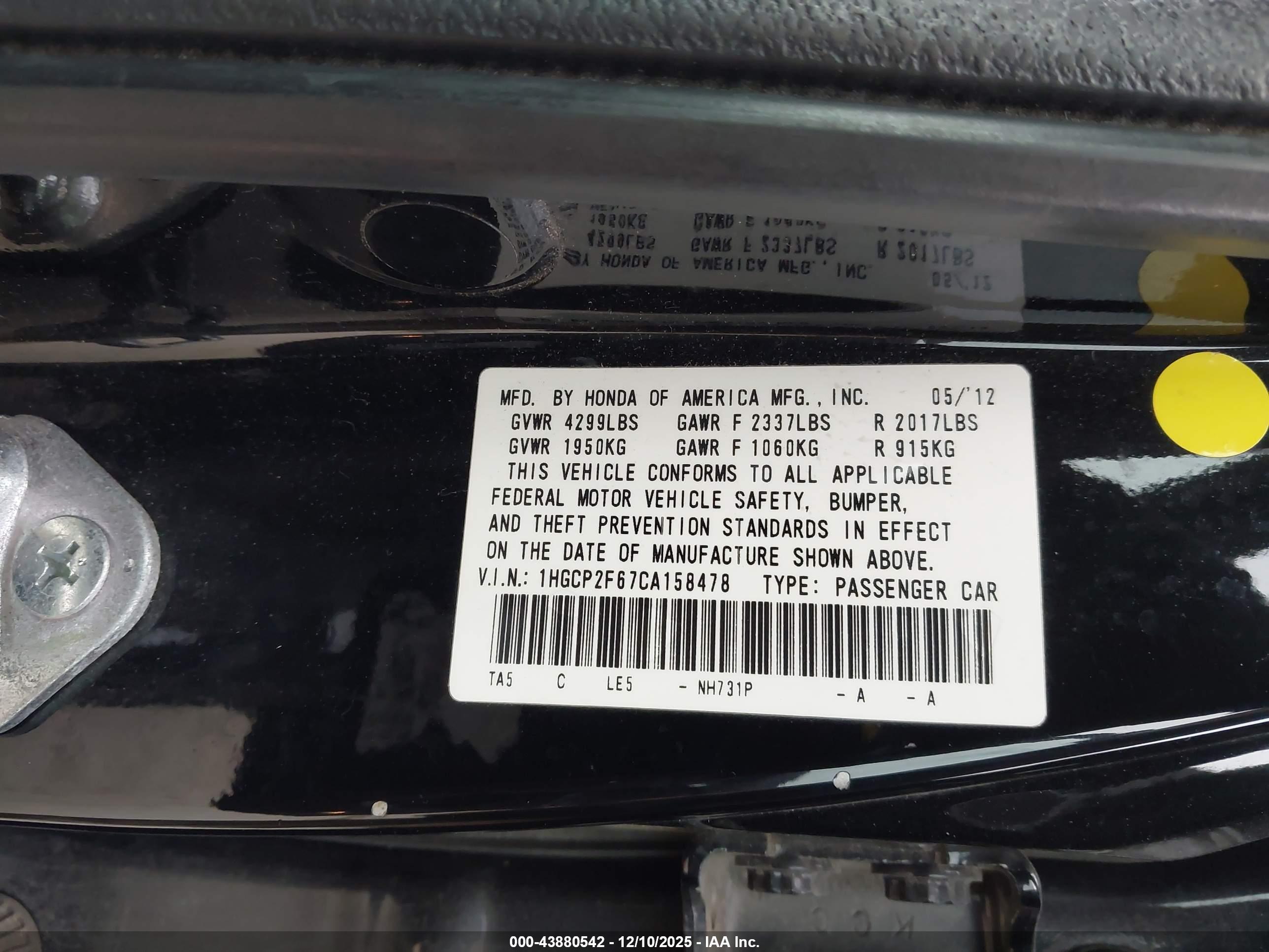 HONDA ACCORD image 9