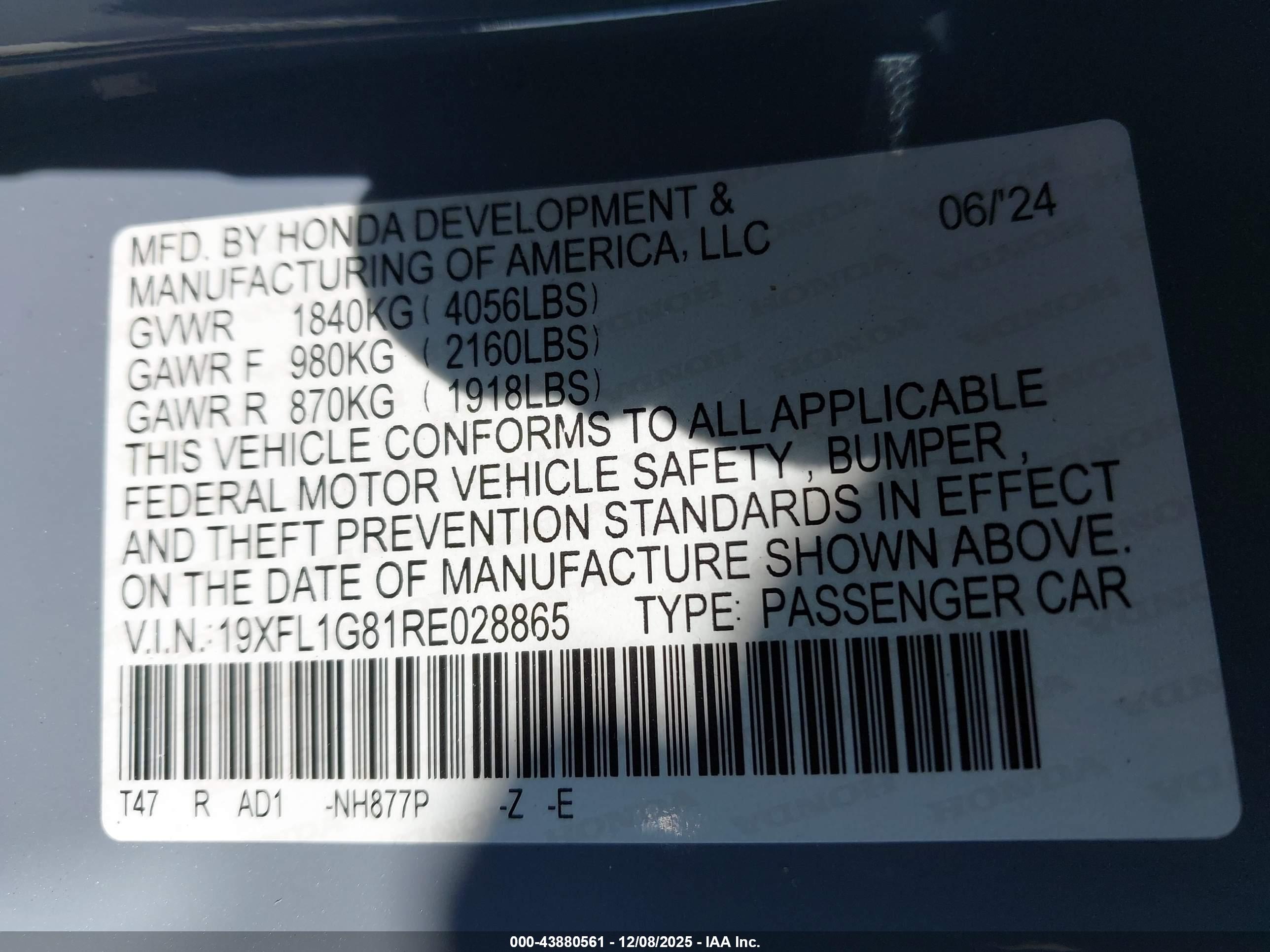 HONDA CIVIC image 9
