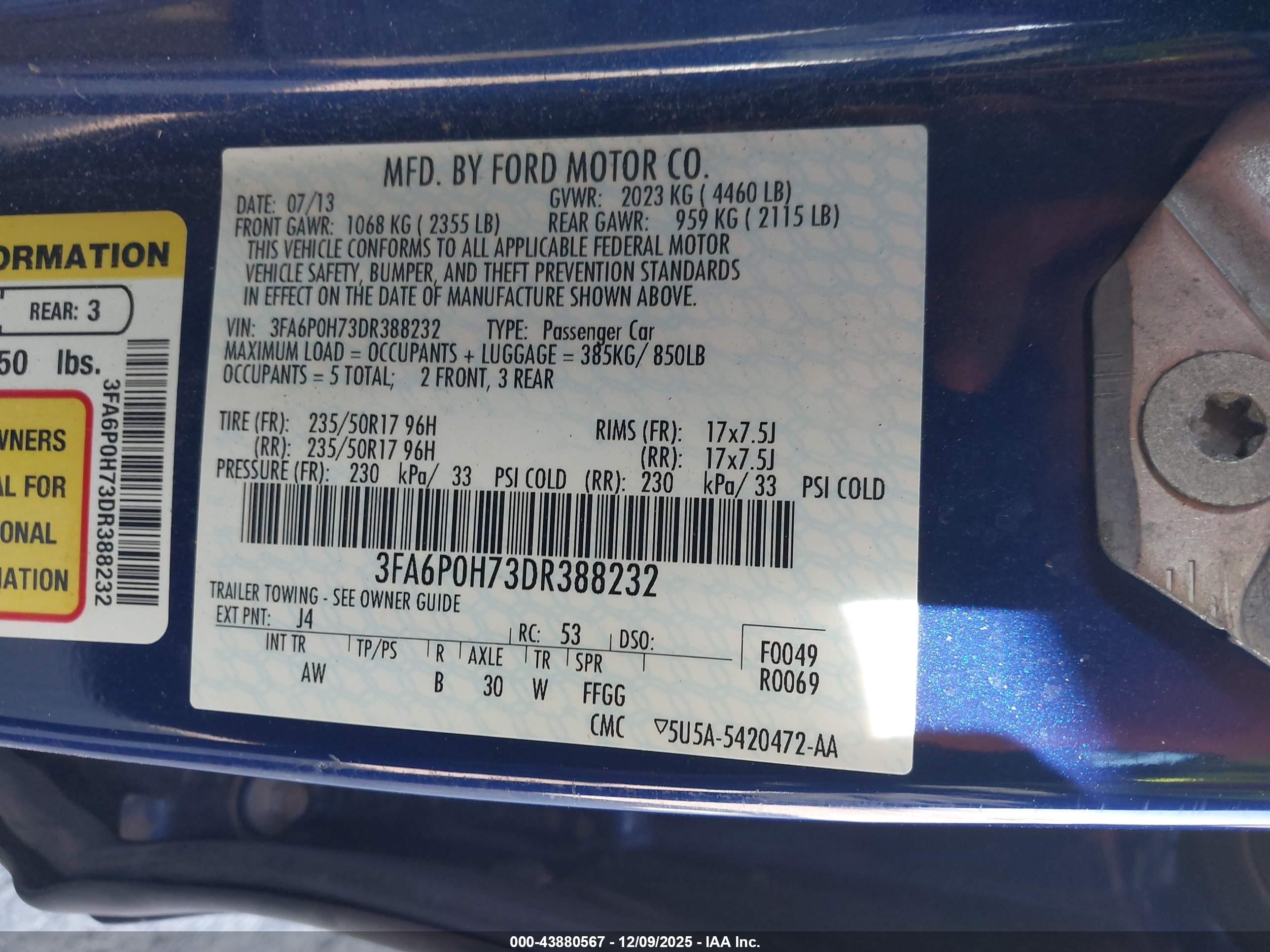 FORD FUSION image 9