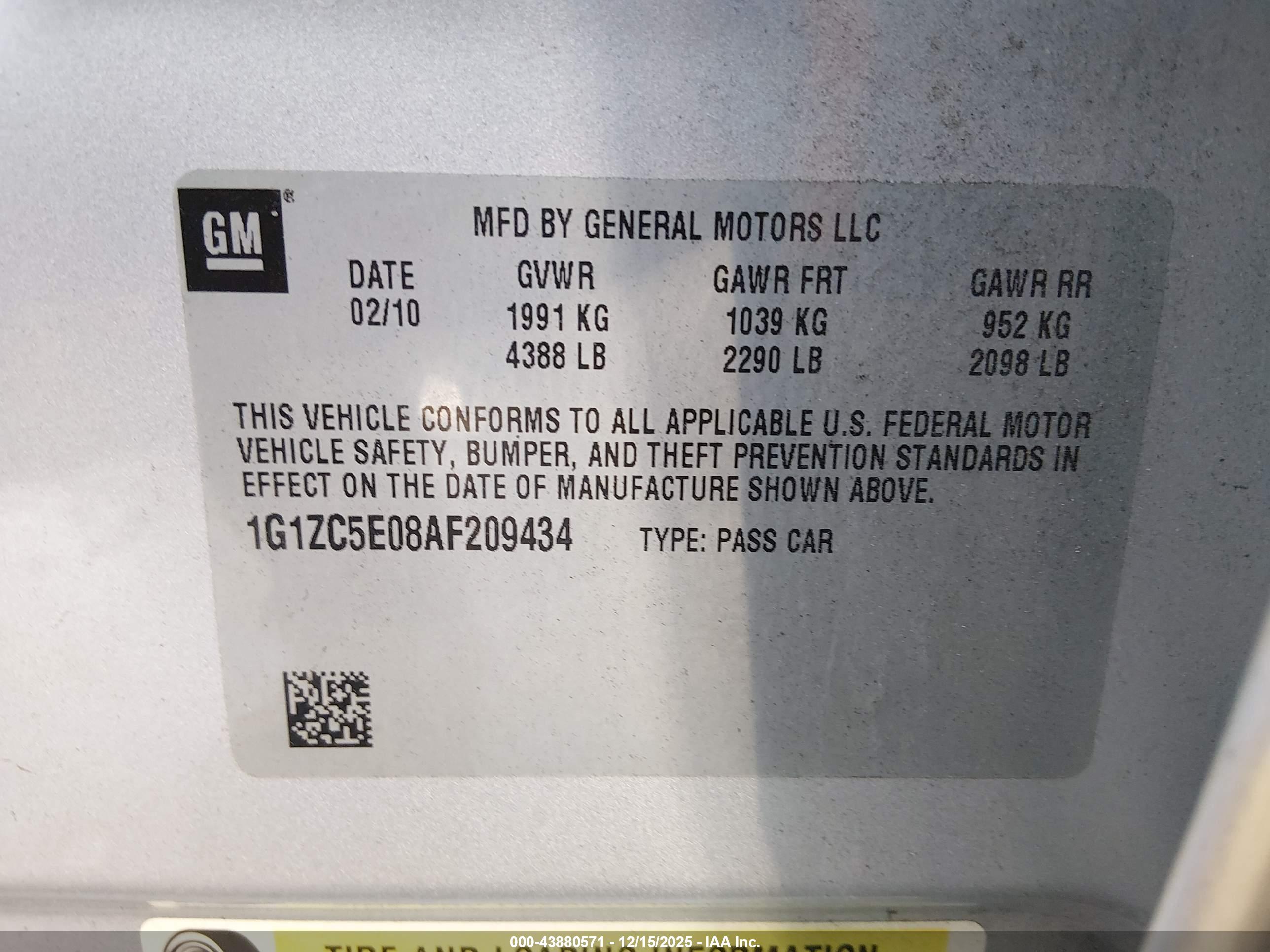 CHEVROLET MALIBU image 9