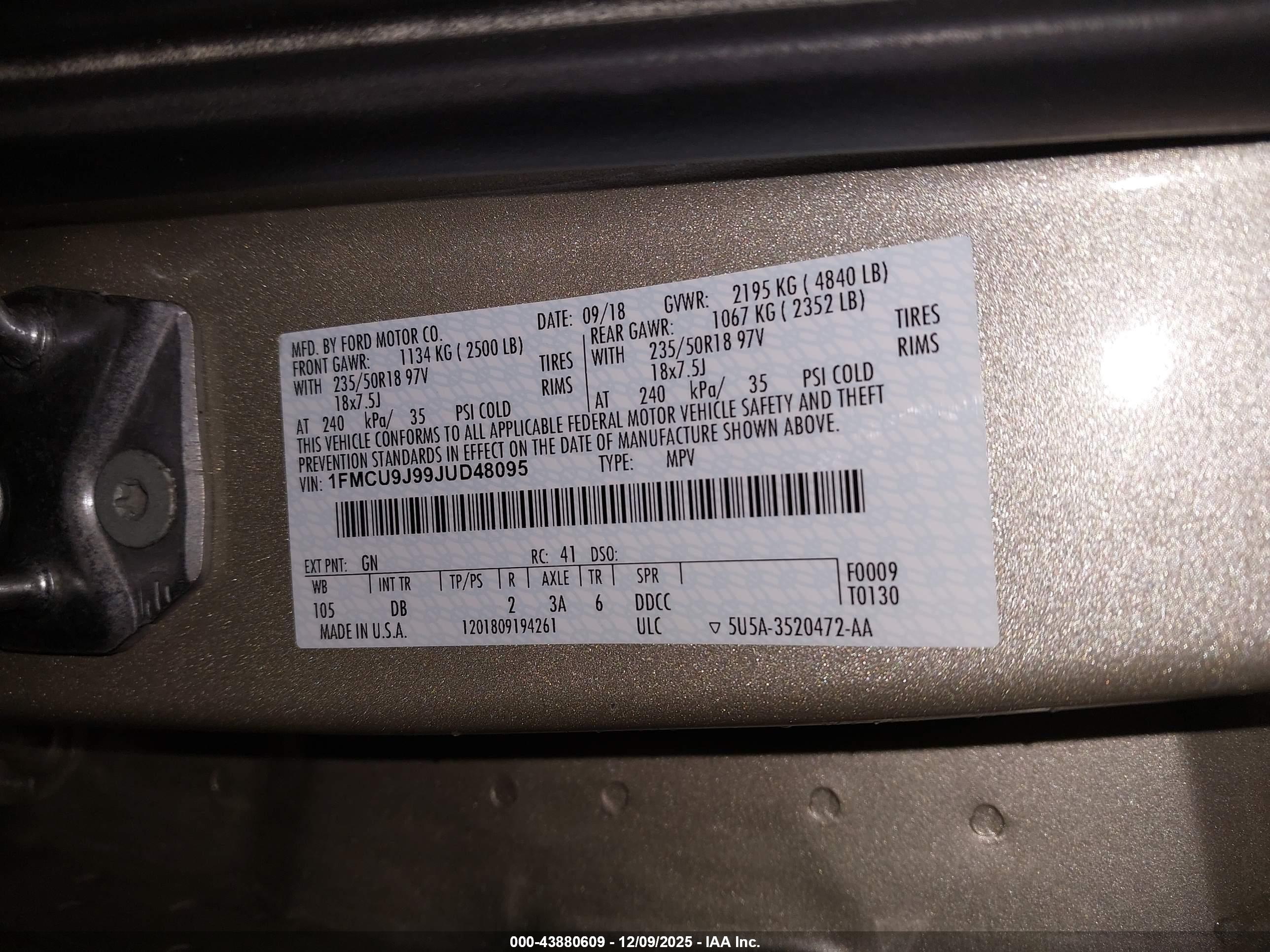 FORD ESCAPE image 9