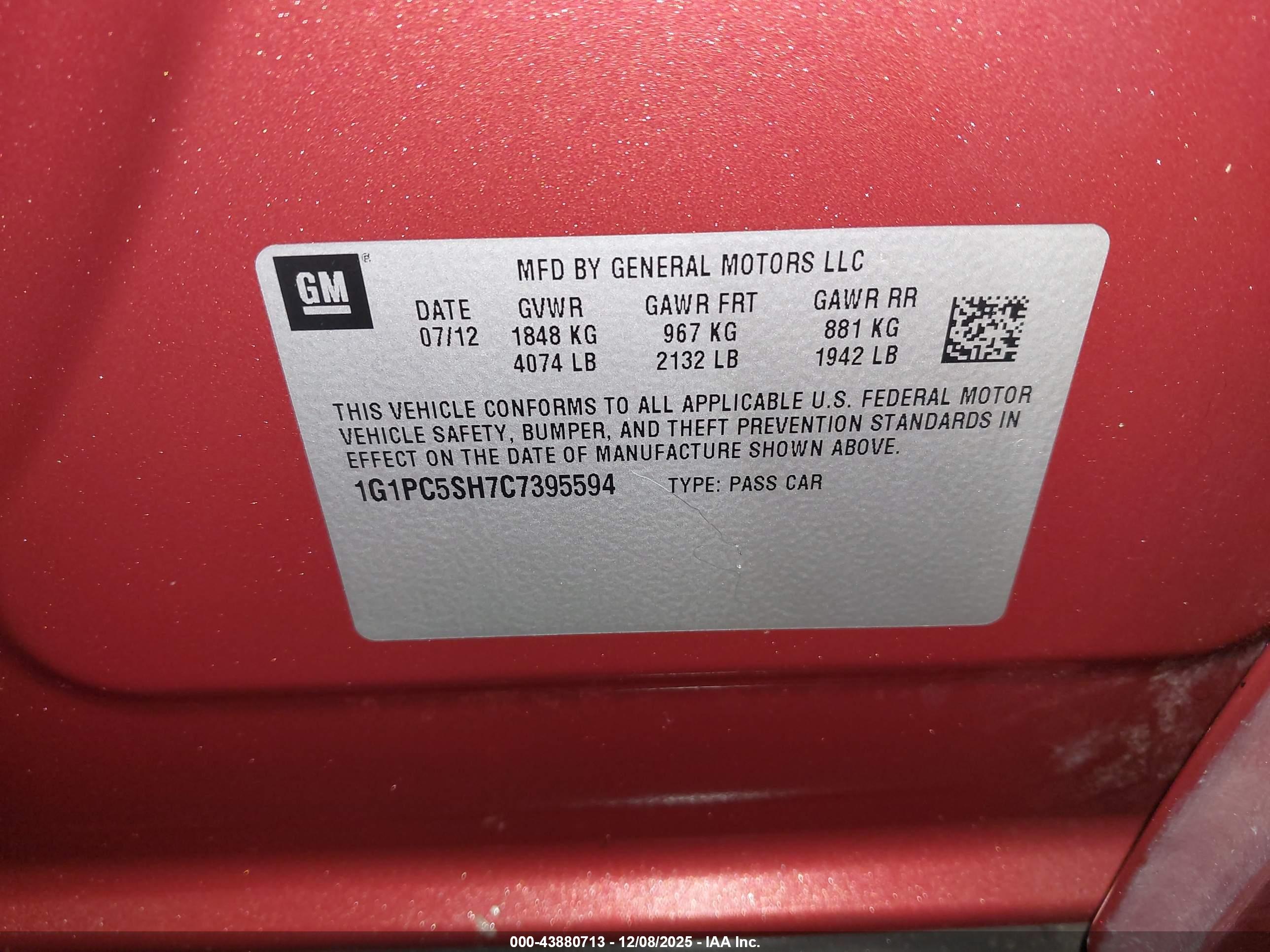CHEVROLET CRUZE image 9