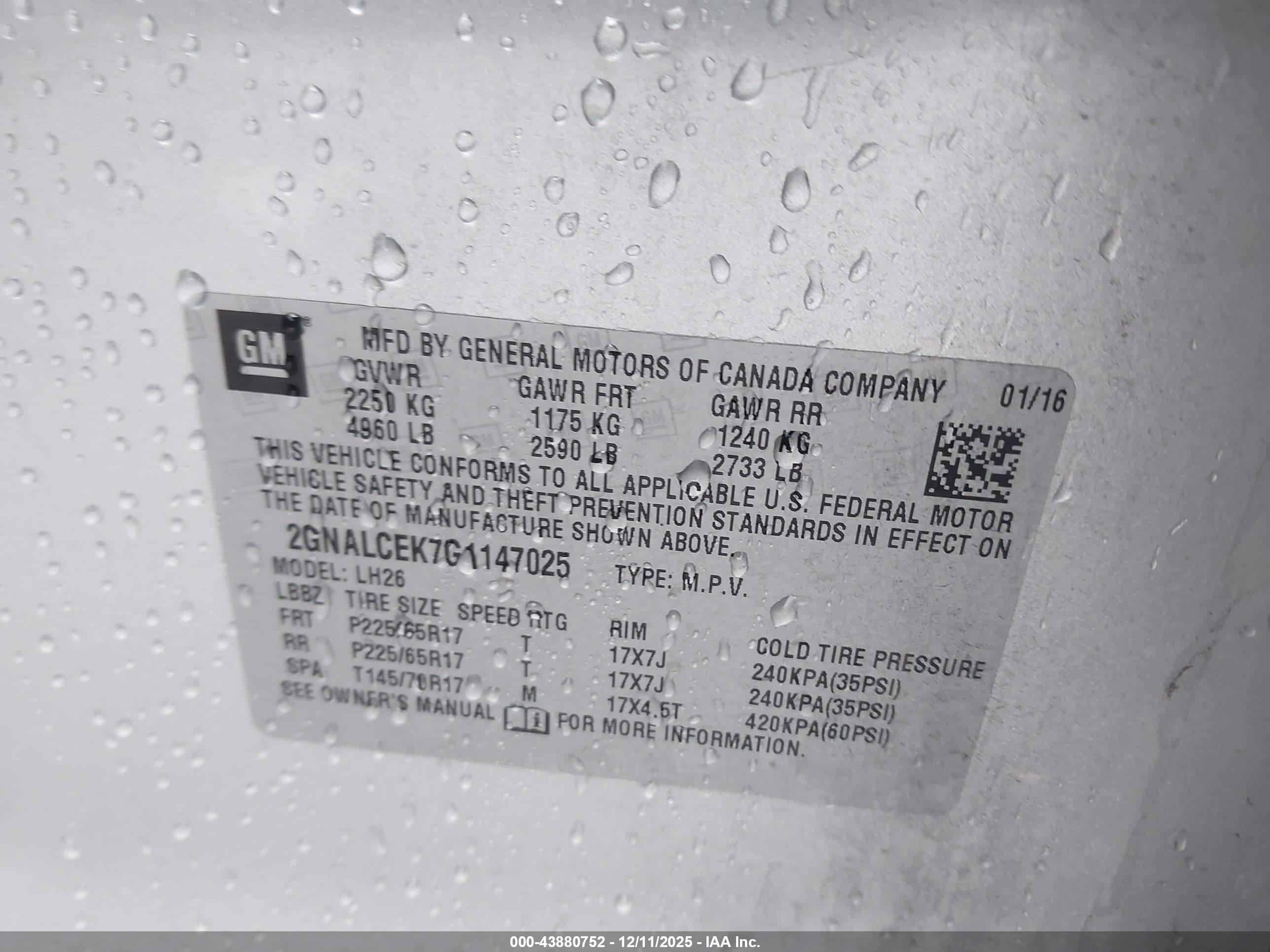 CHEVROLET EQUINOX image 9