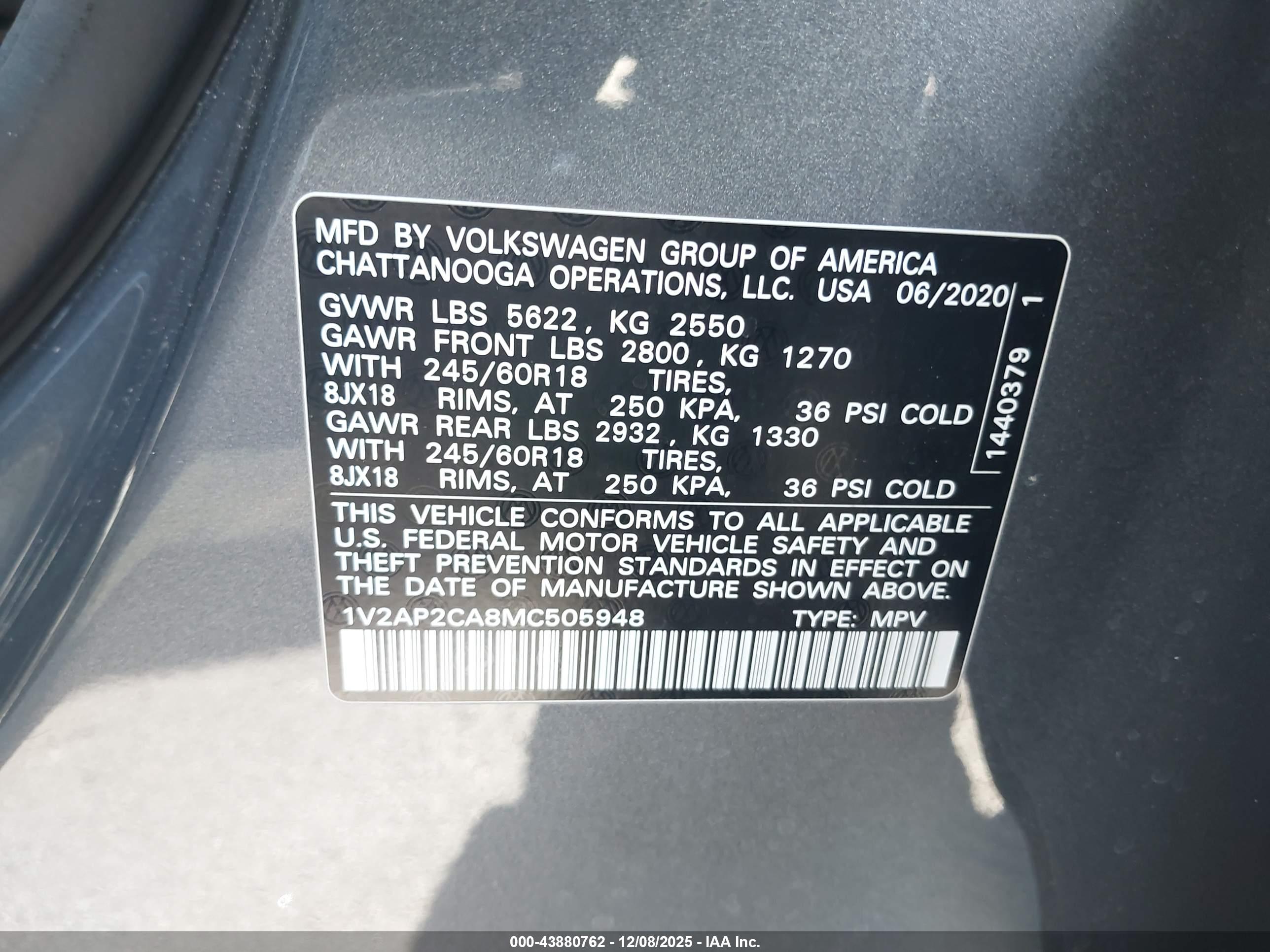 VOLKSWAGEN ATLAS image 9