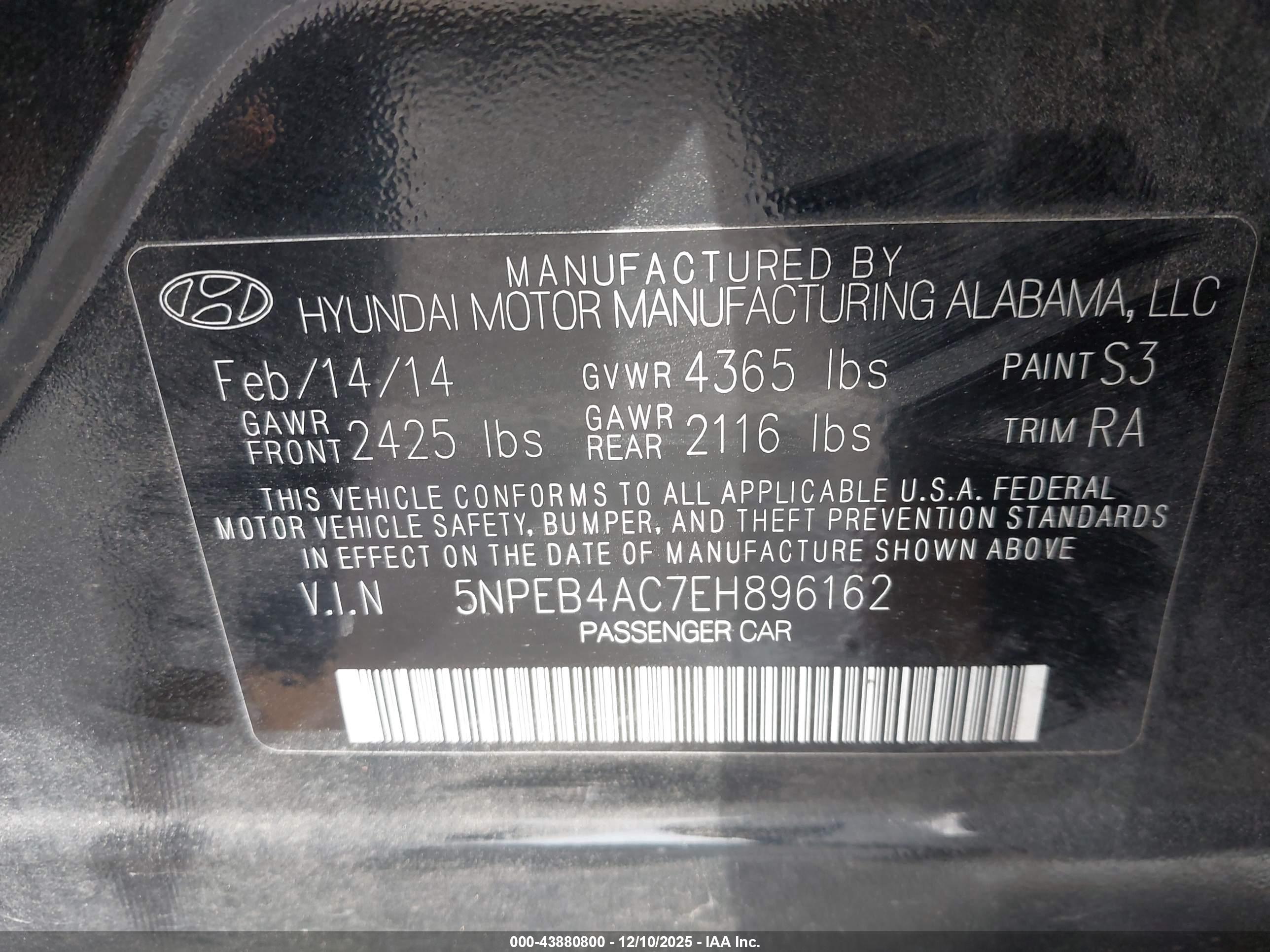 HYUNDAI SONATA image 9