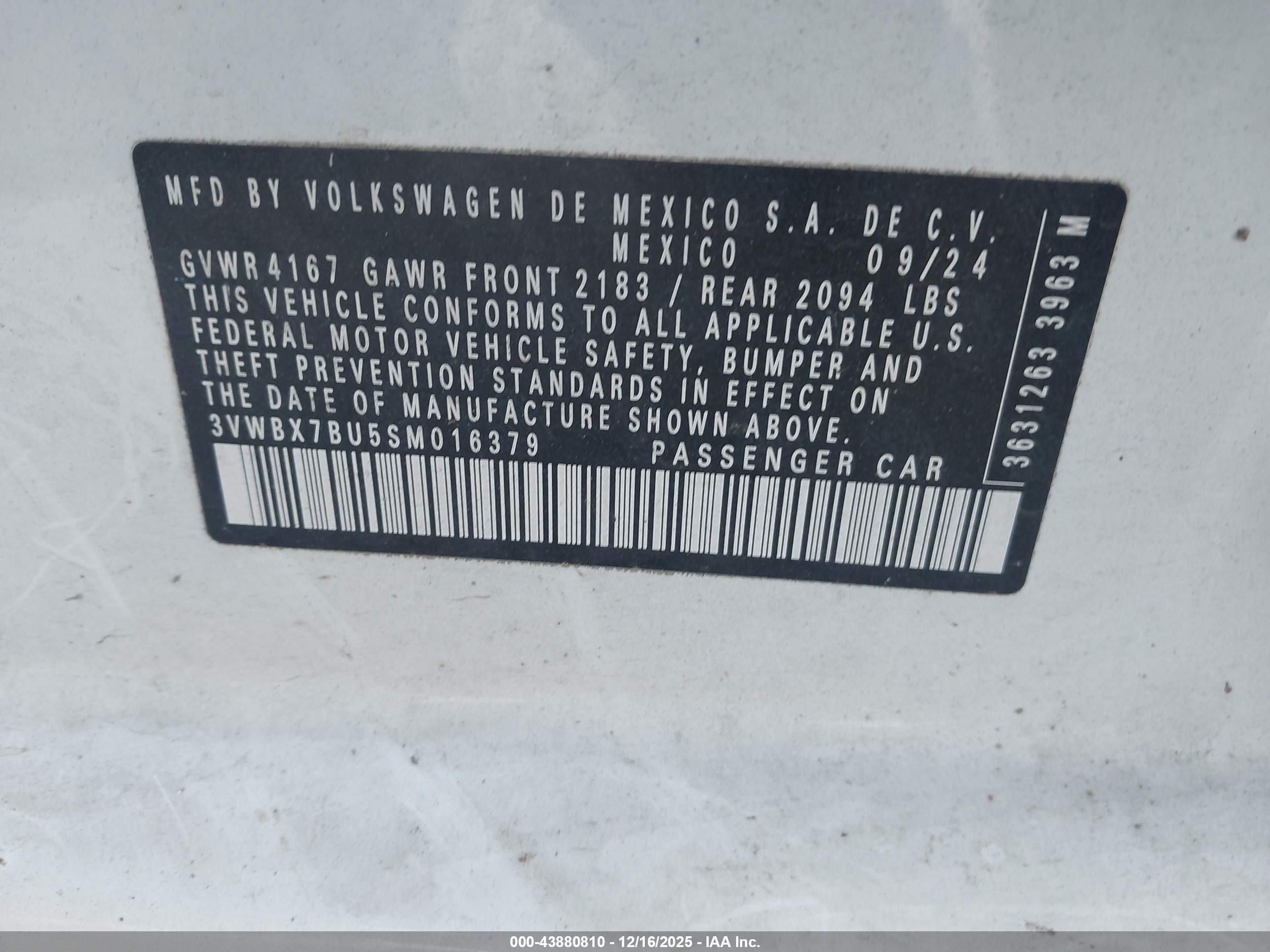 VOLKSWAGEN JETTA image 9