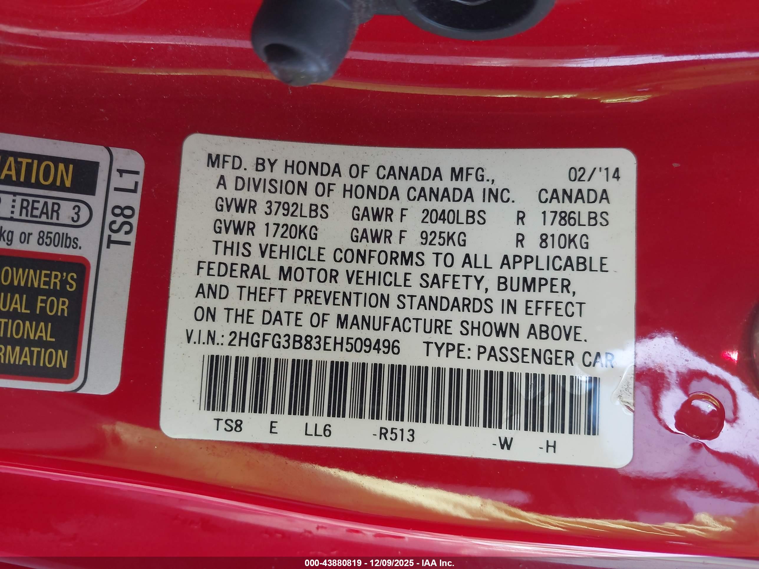 HONDA CIVIC image 9