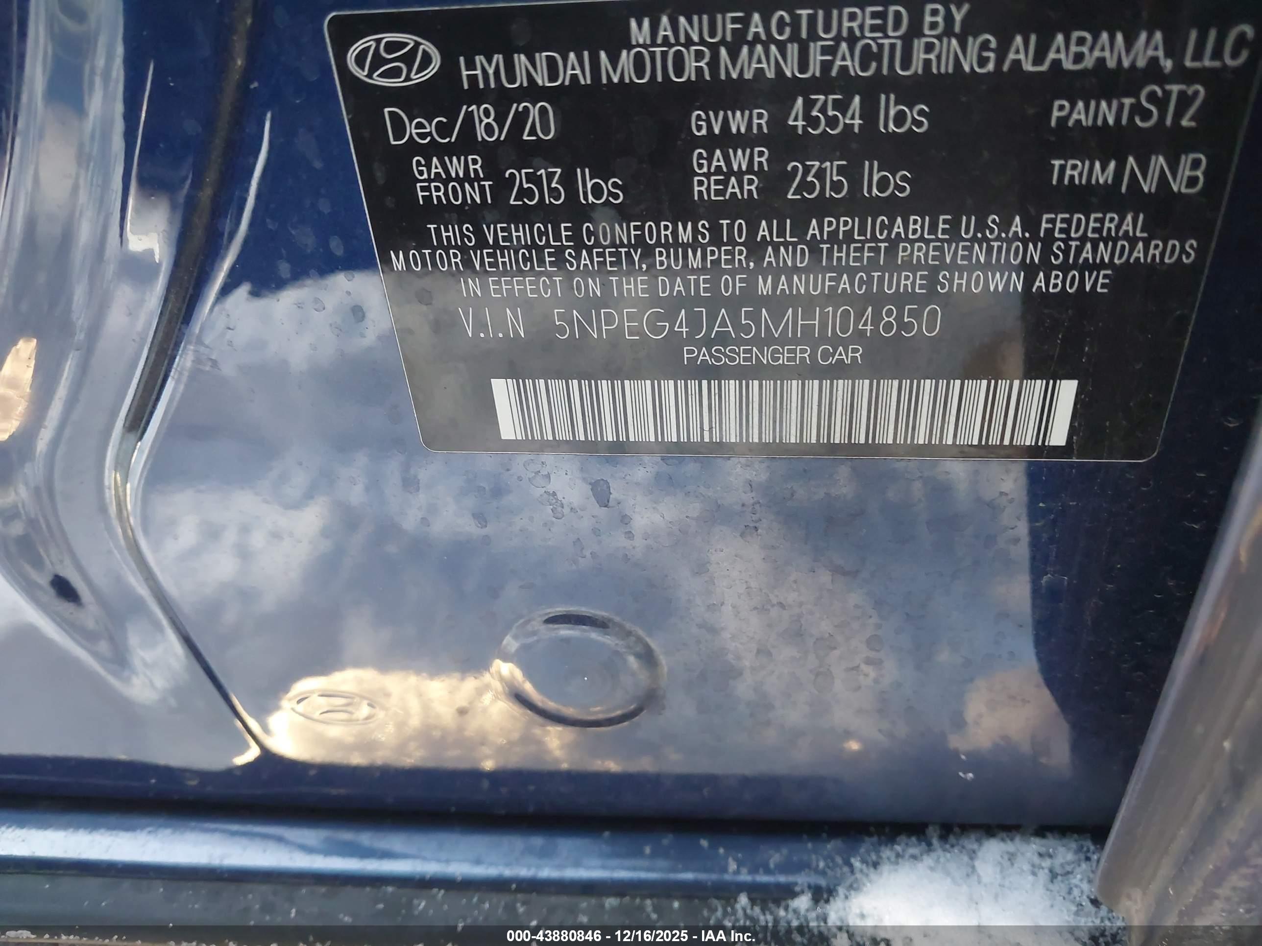 HYUNDAI SONATA image 9