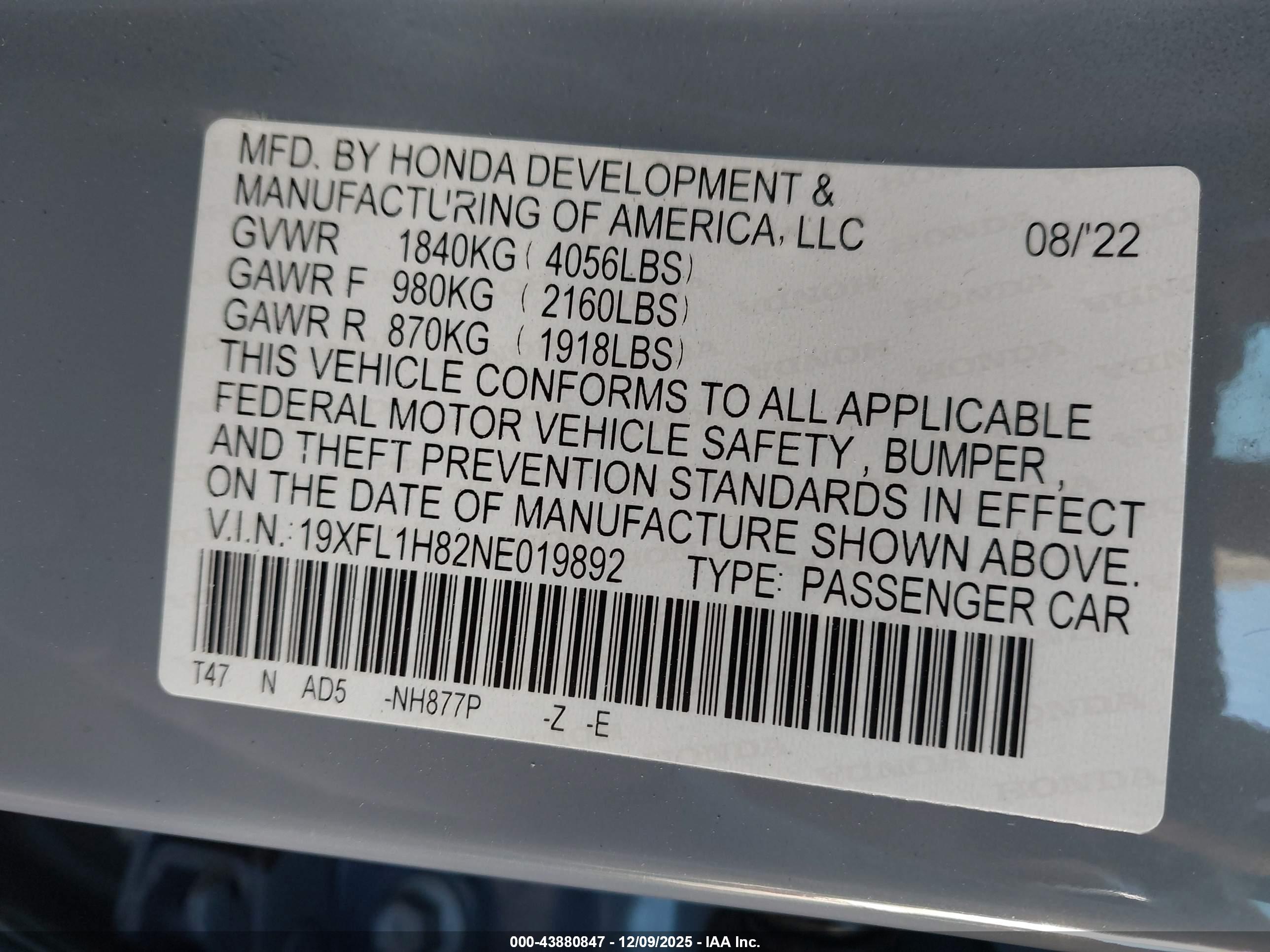 HONDA CIVIC image 9