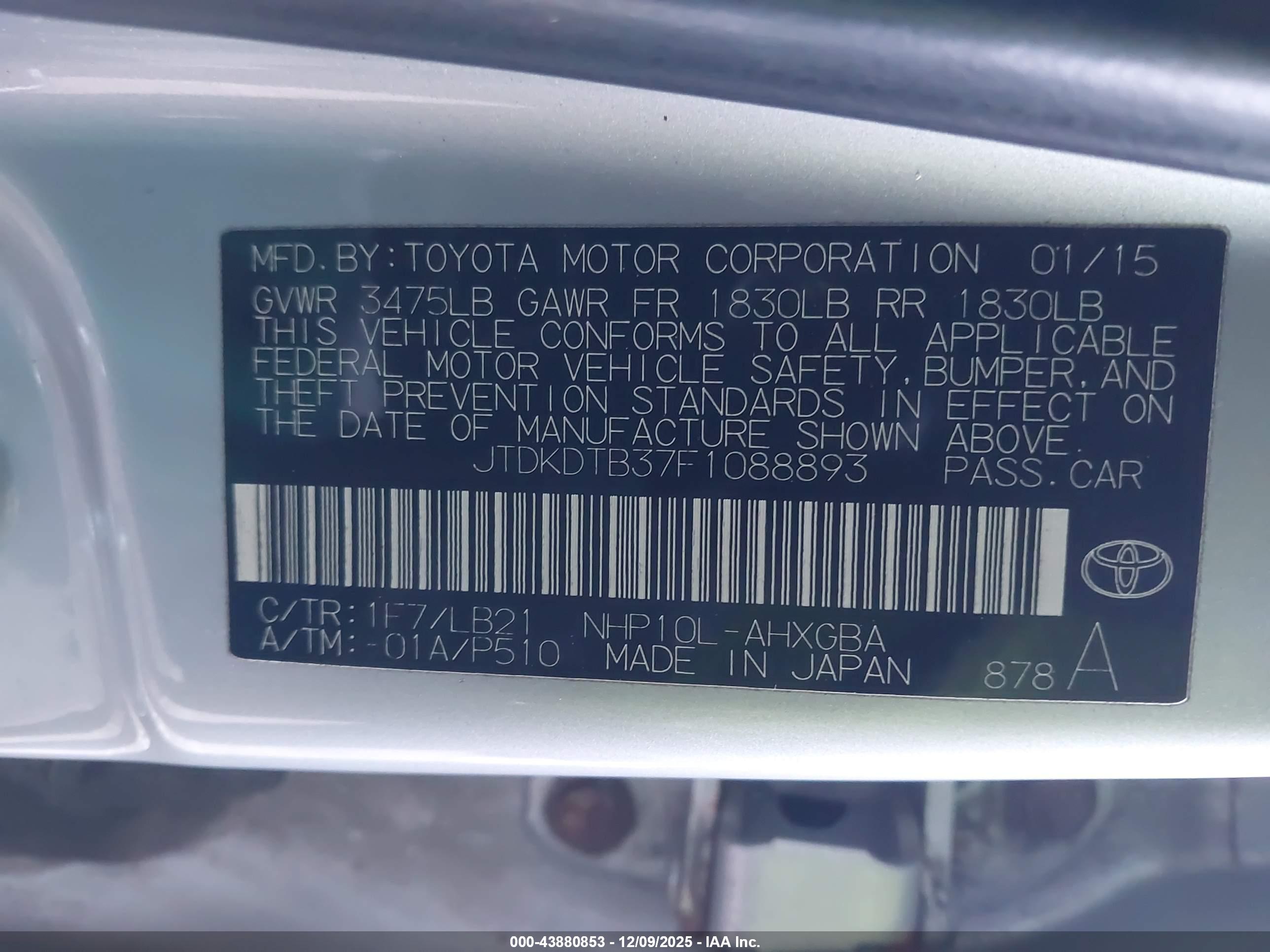 TOYOTA PRIUS image 9
