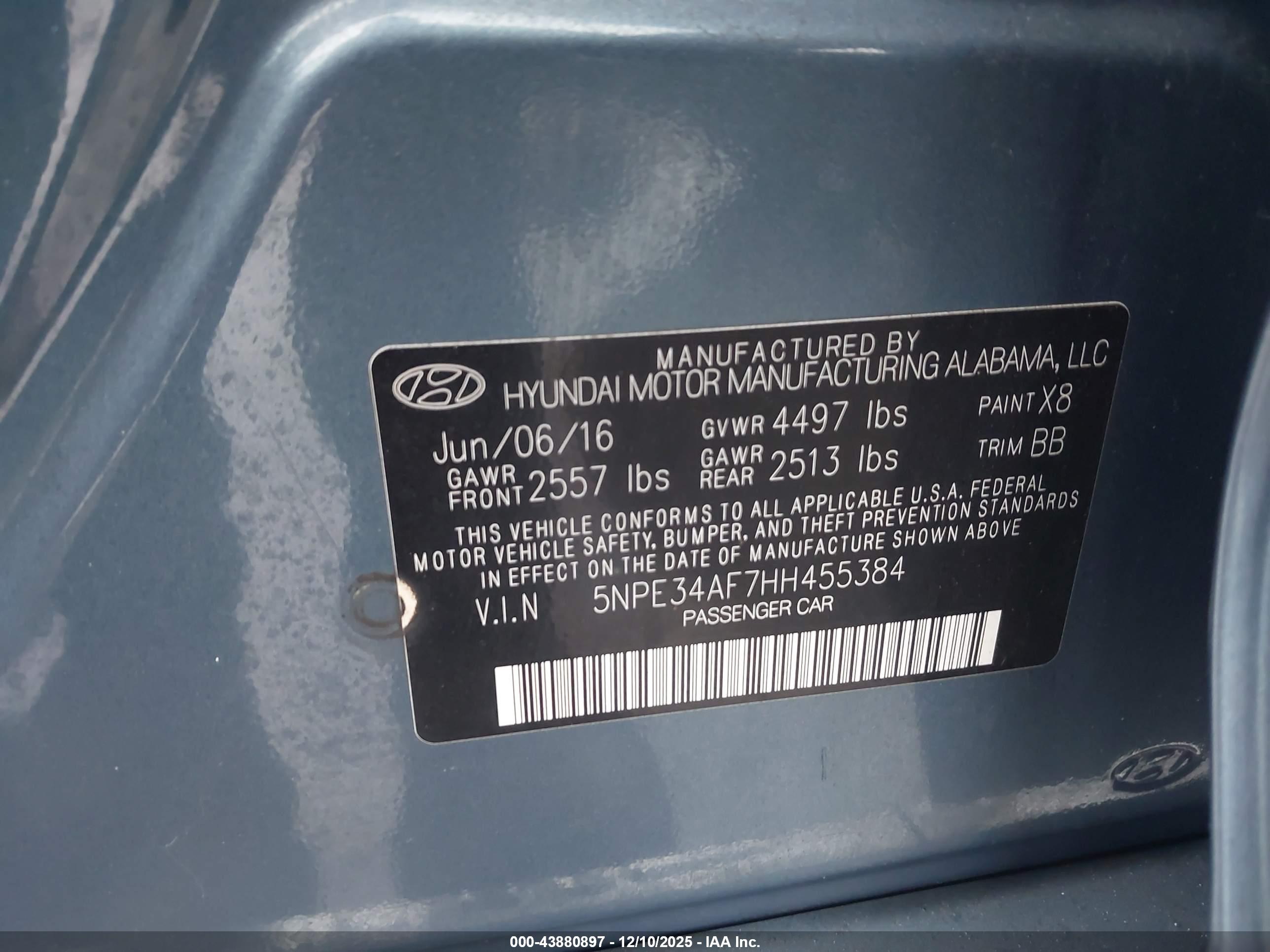 HYUNDAI SONATA image 9
