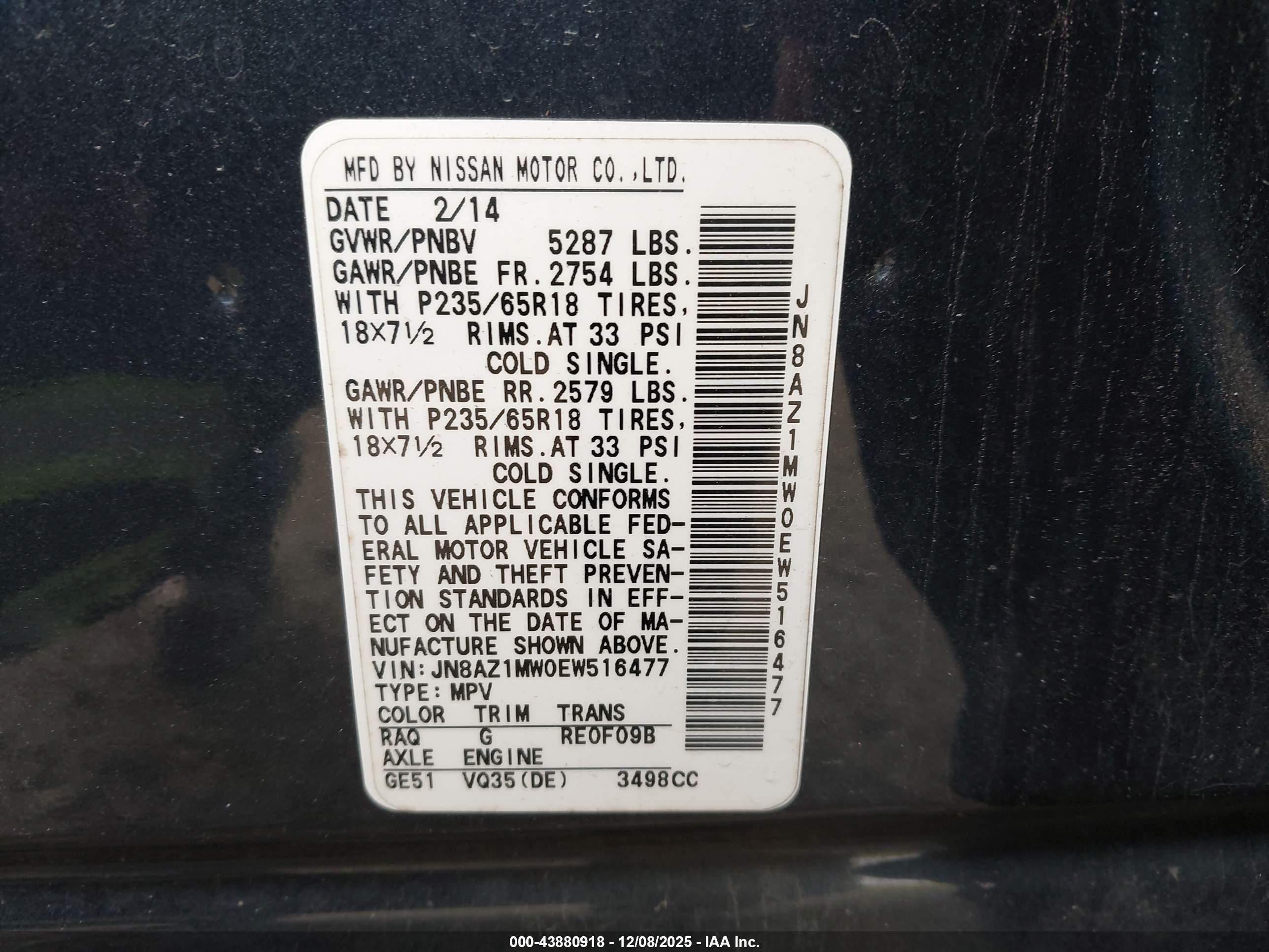 NISSAN MURANO image 9