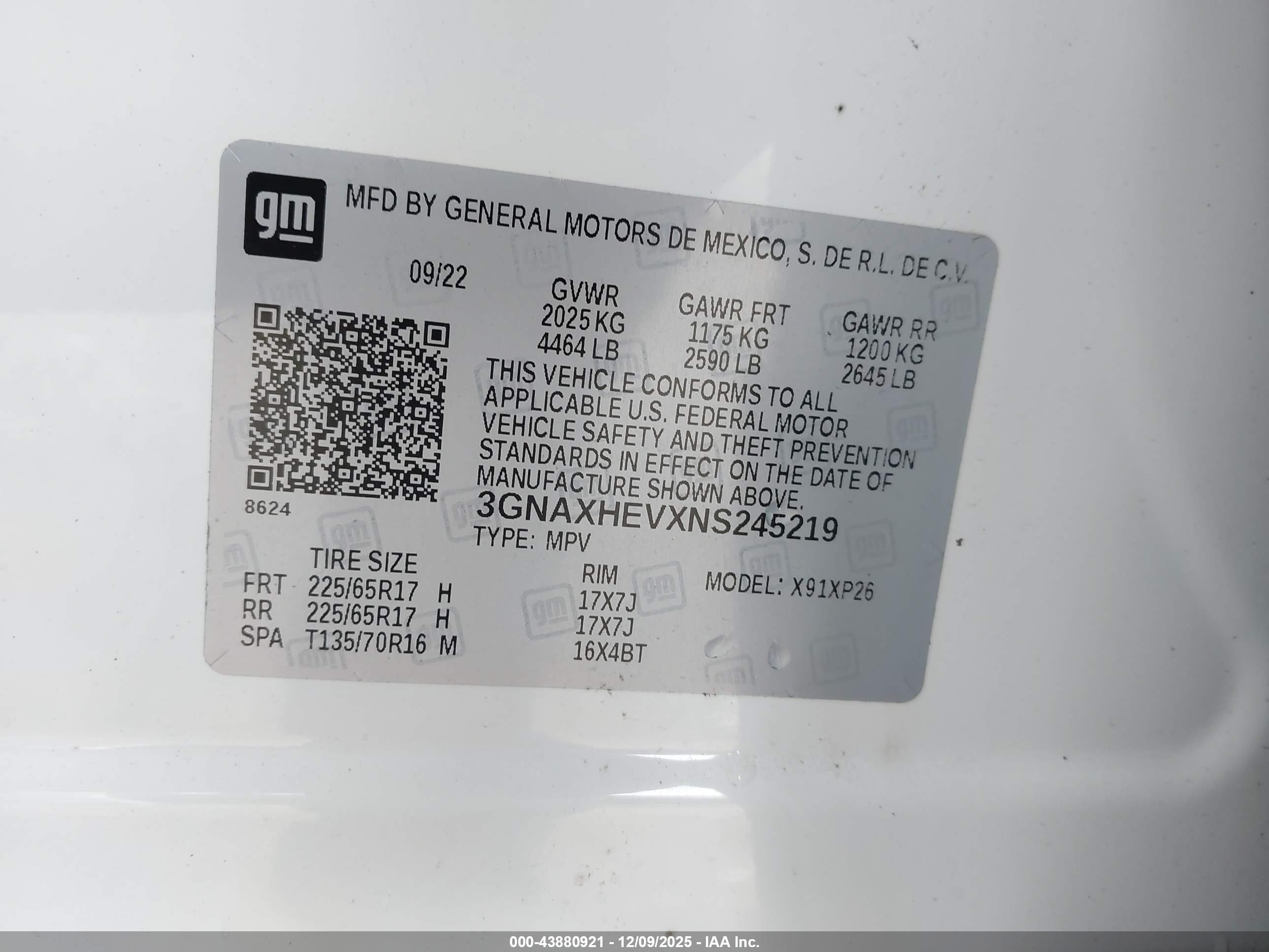 CHEVROLET EQUINOX image 9
