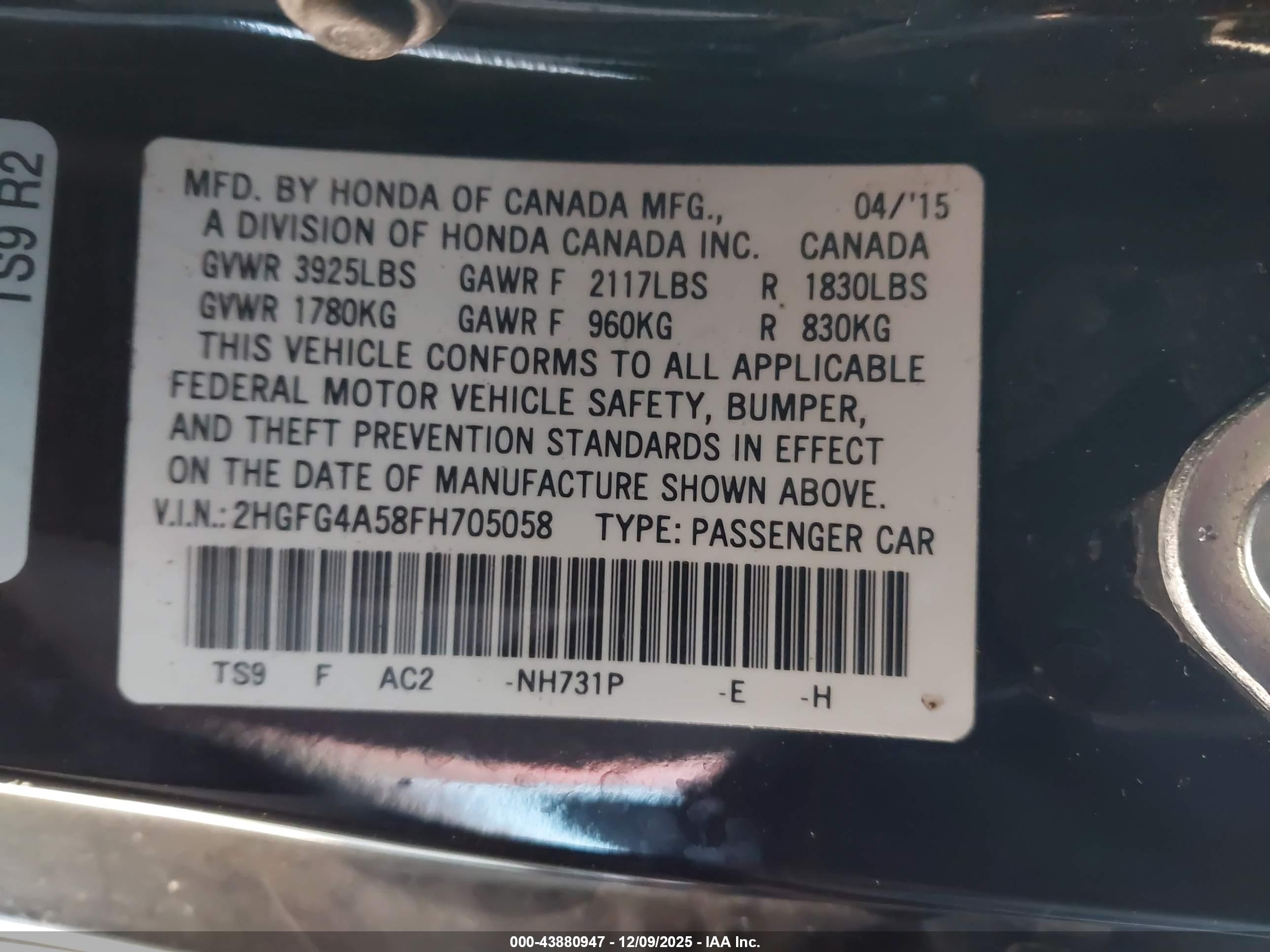 HONDA CIVIC image 9
