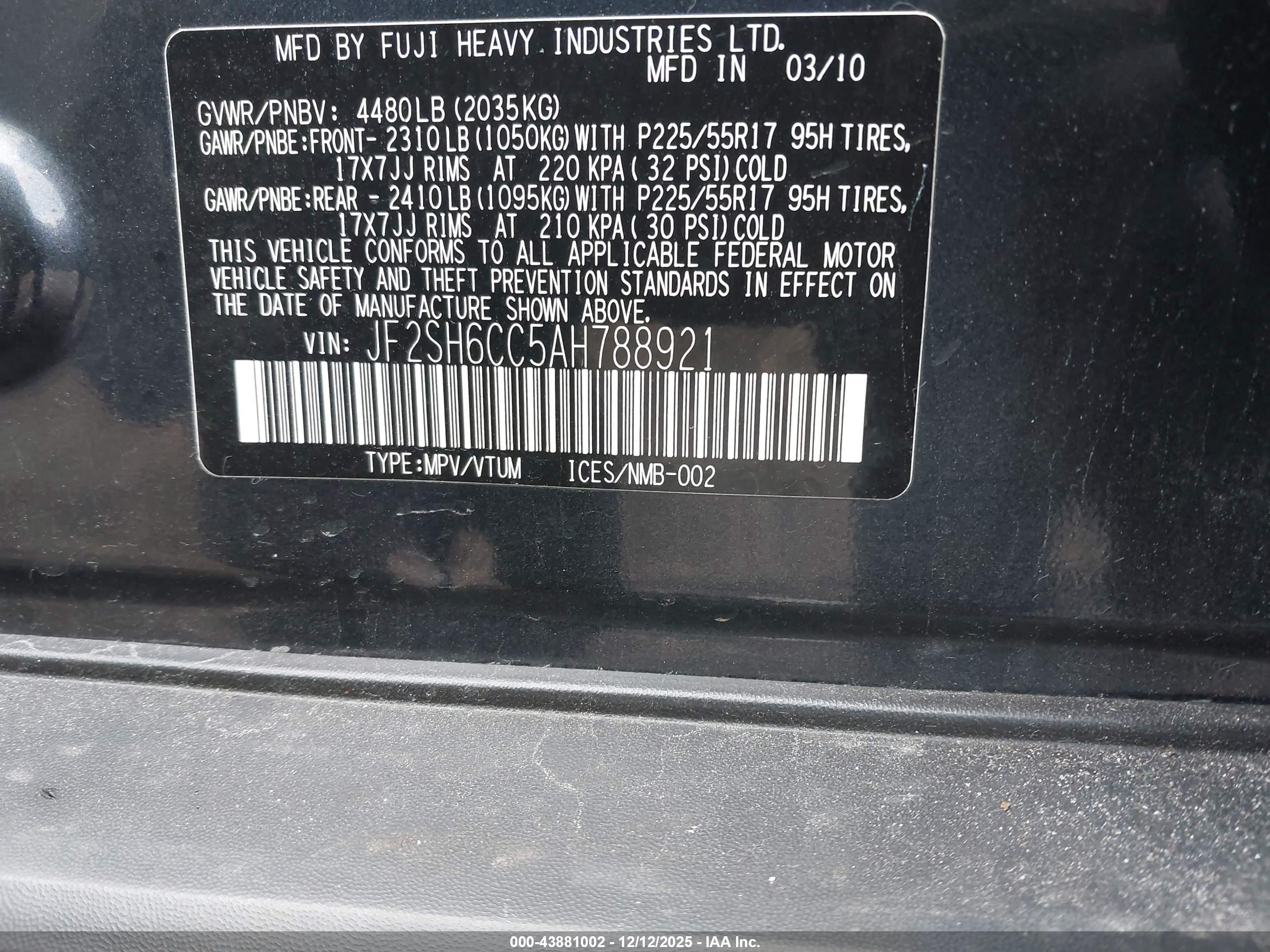 SUBARU FORESTER image 9