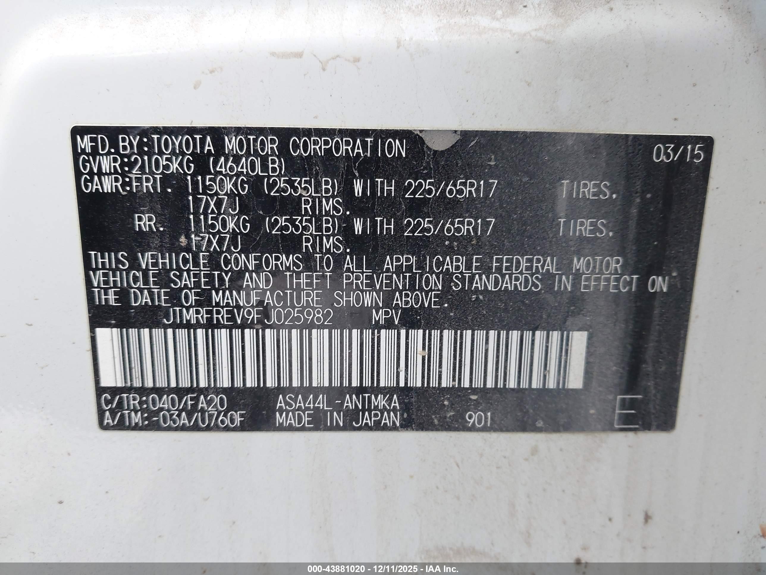 TOYOTA RAV4 image 9