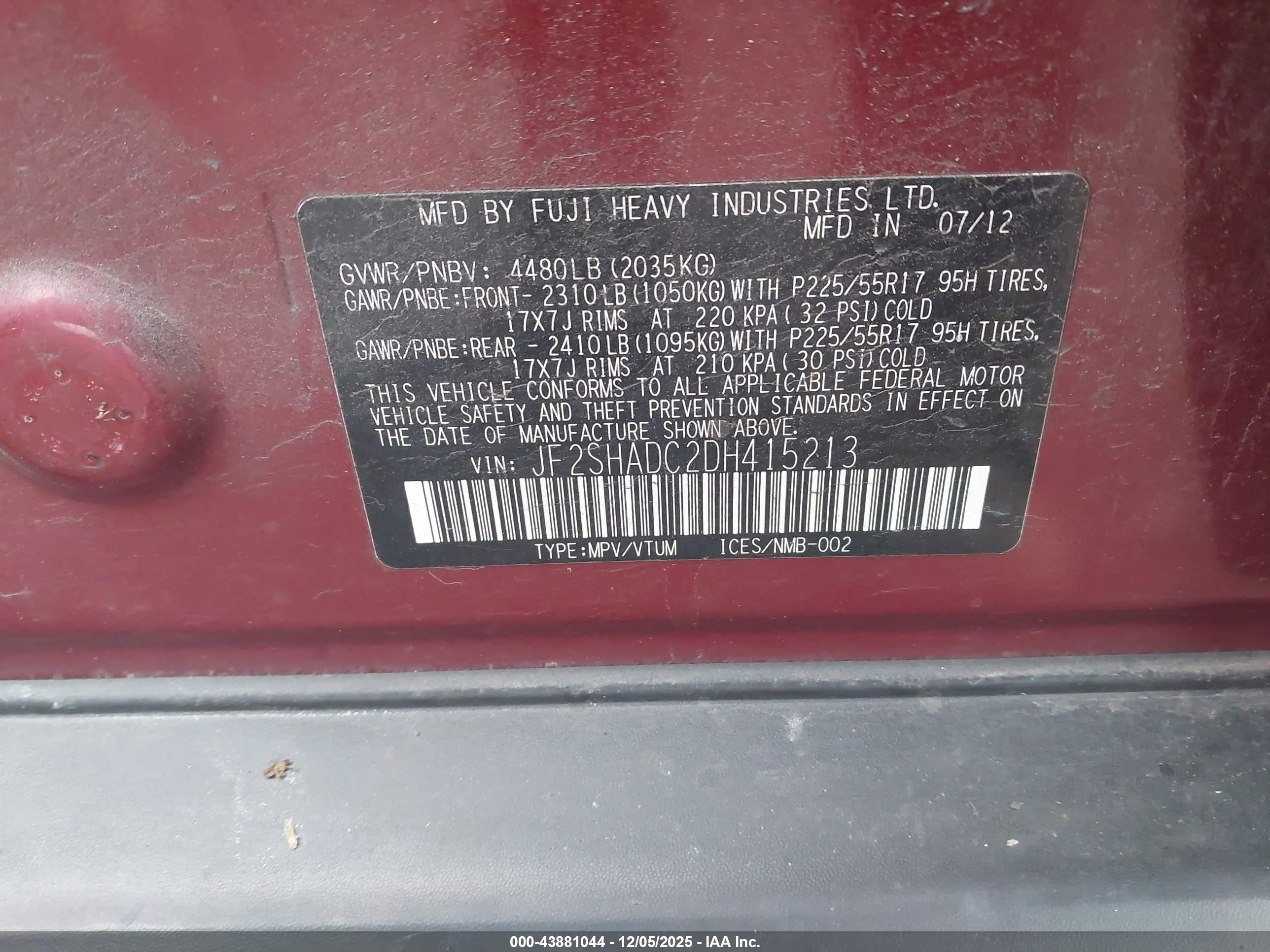 SUBARU FORESTER image 9