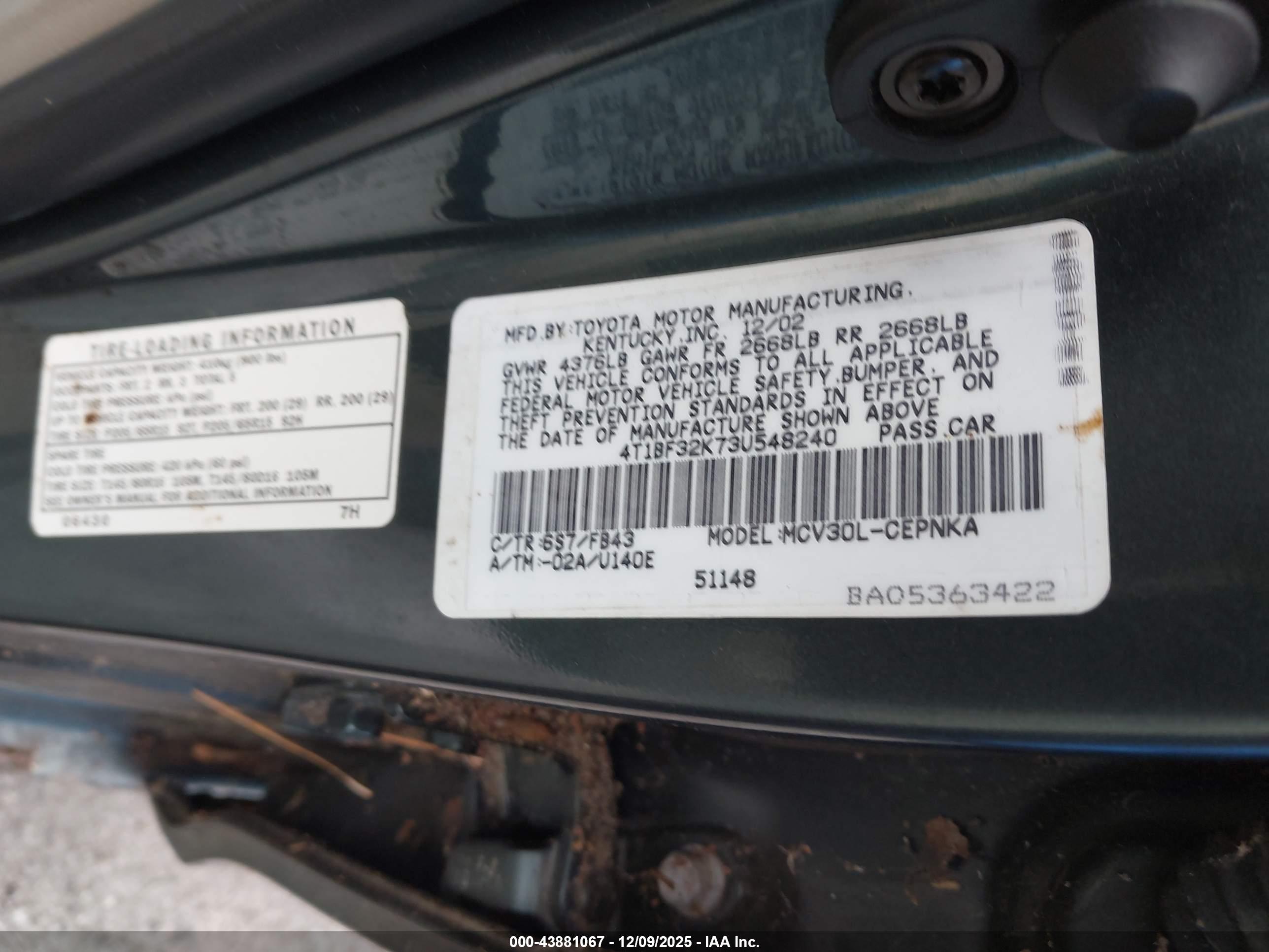 TOYOTA CAMRY image 9