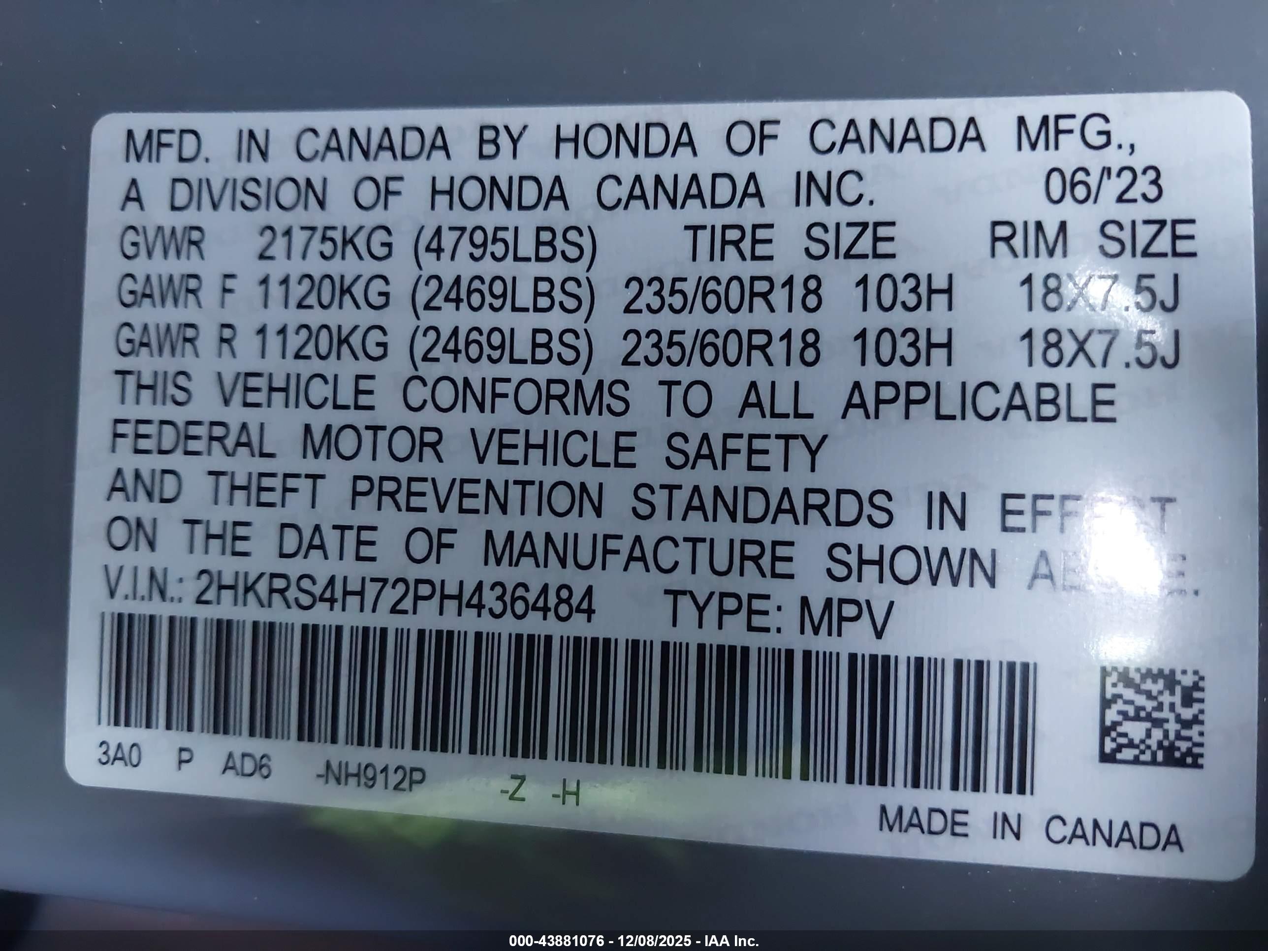 HONDA CR-V image 9