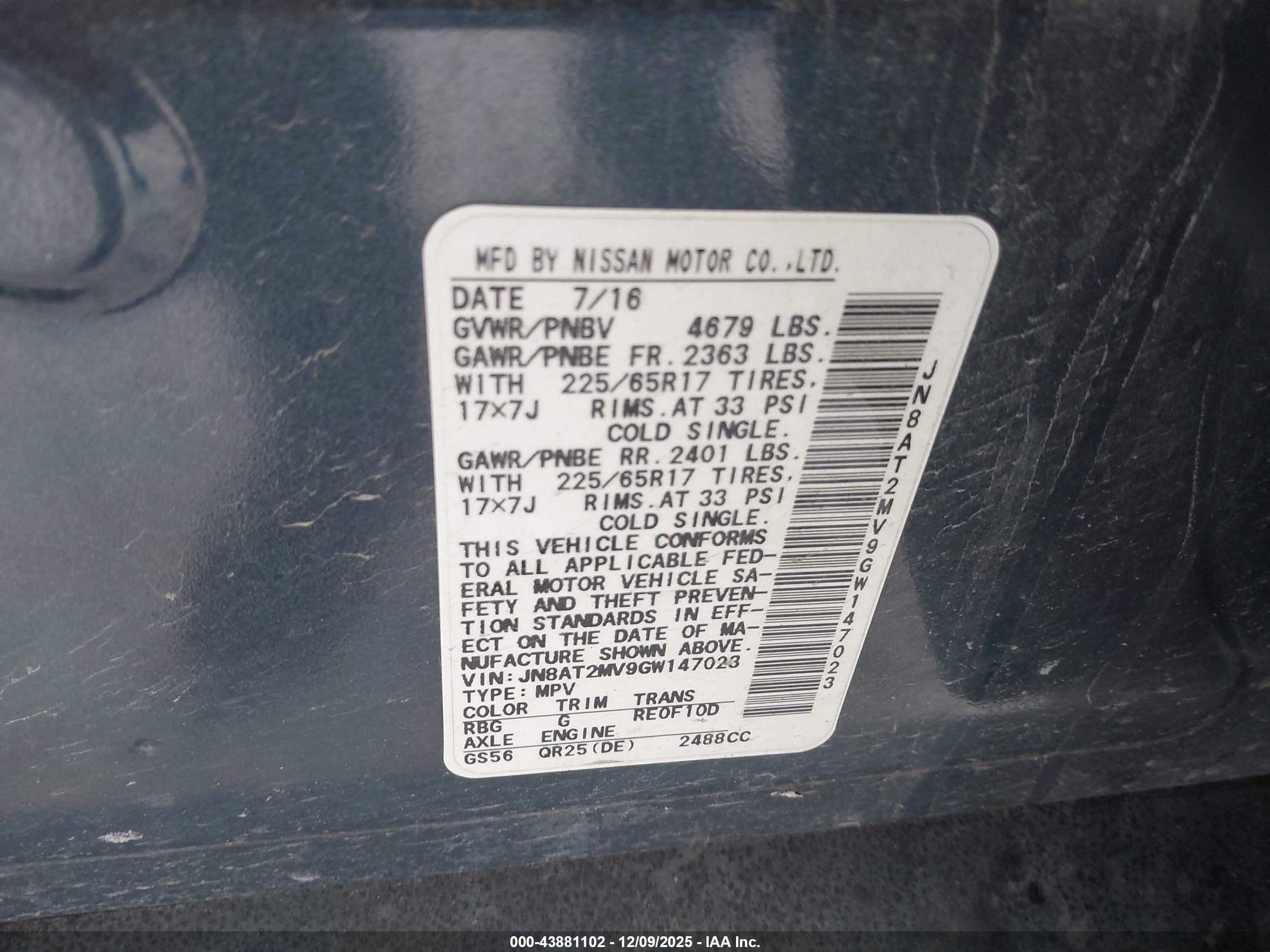 NISSAN ROGUE image 9
