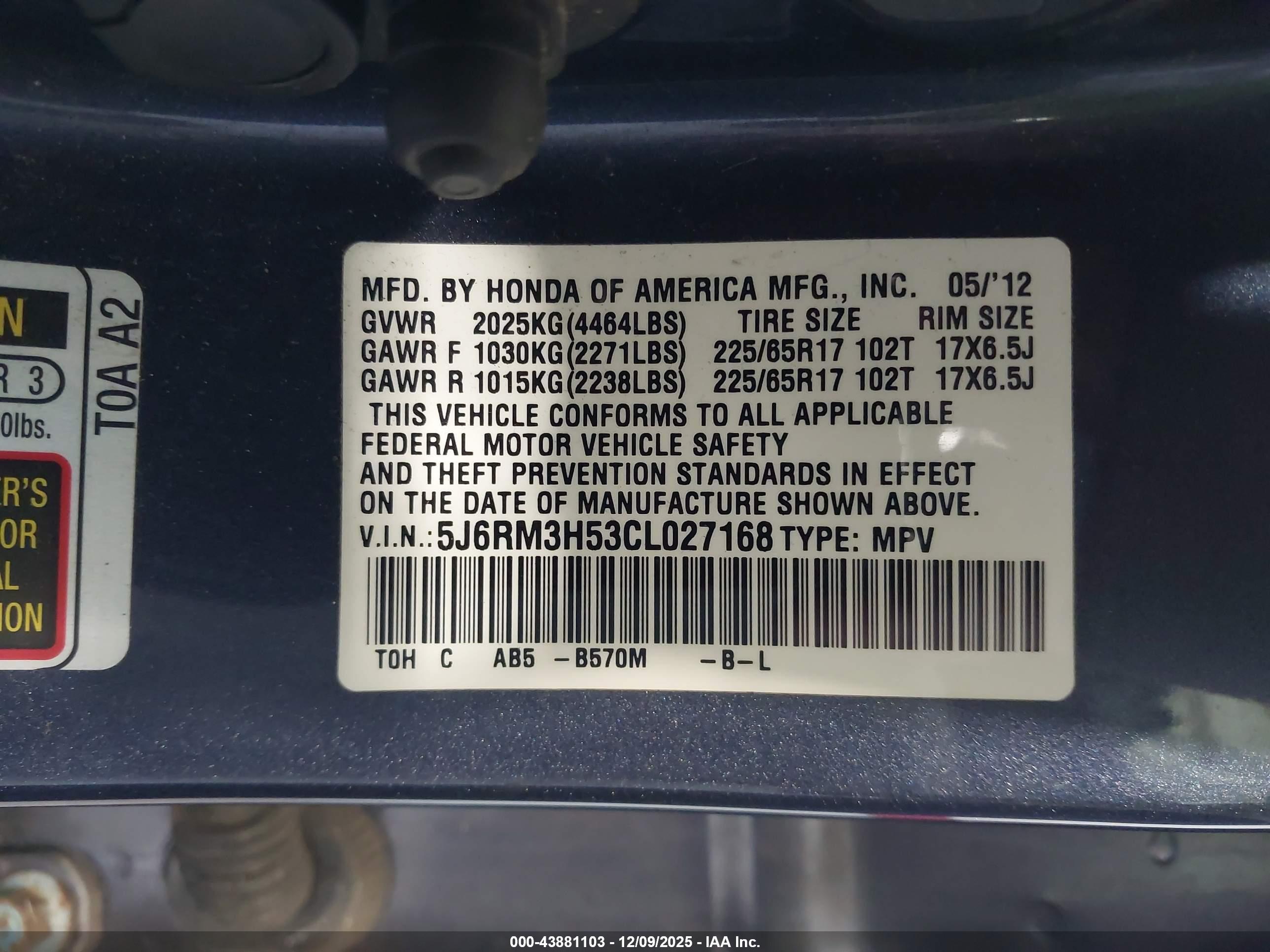 HONDA CR-V image 9