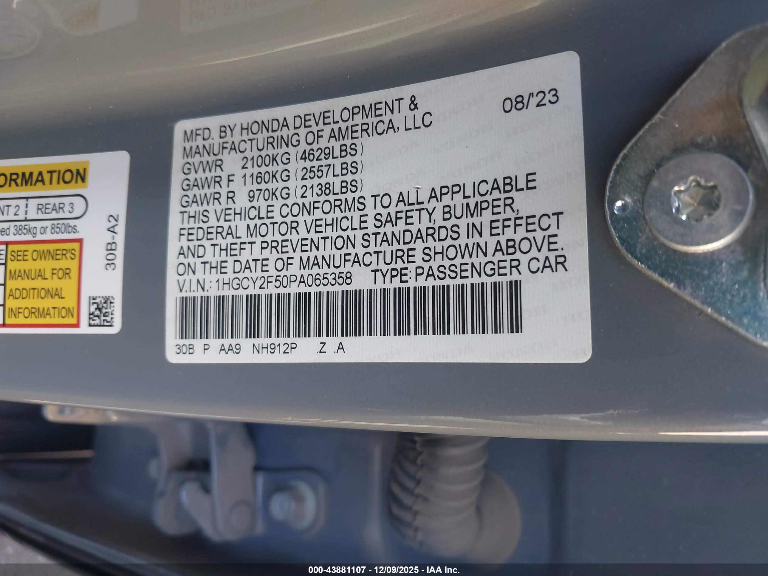 HONDA ACCORD image 9