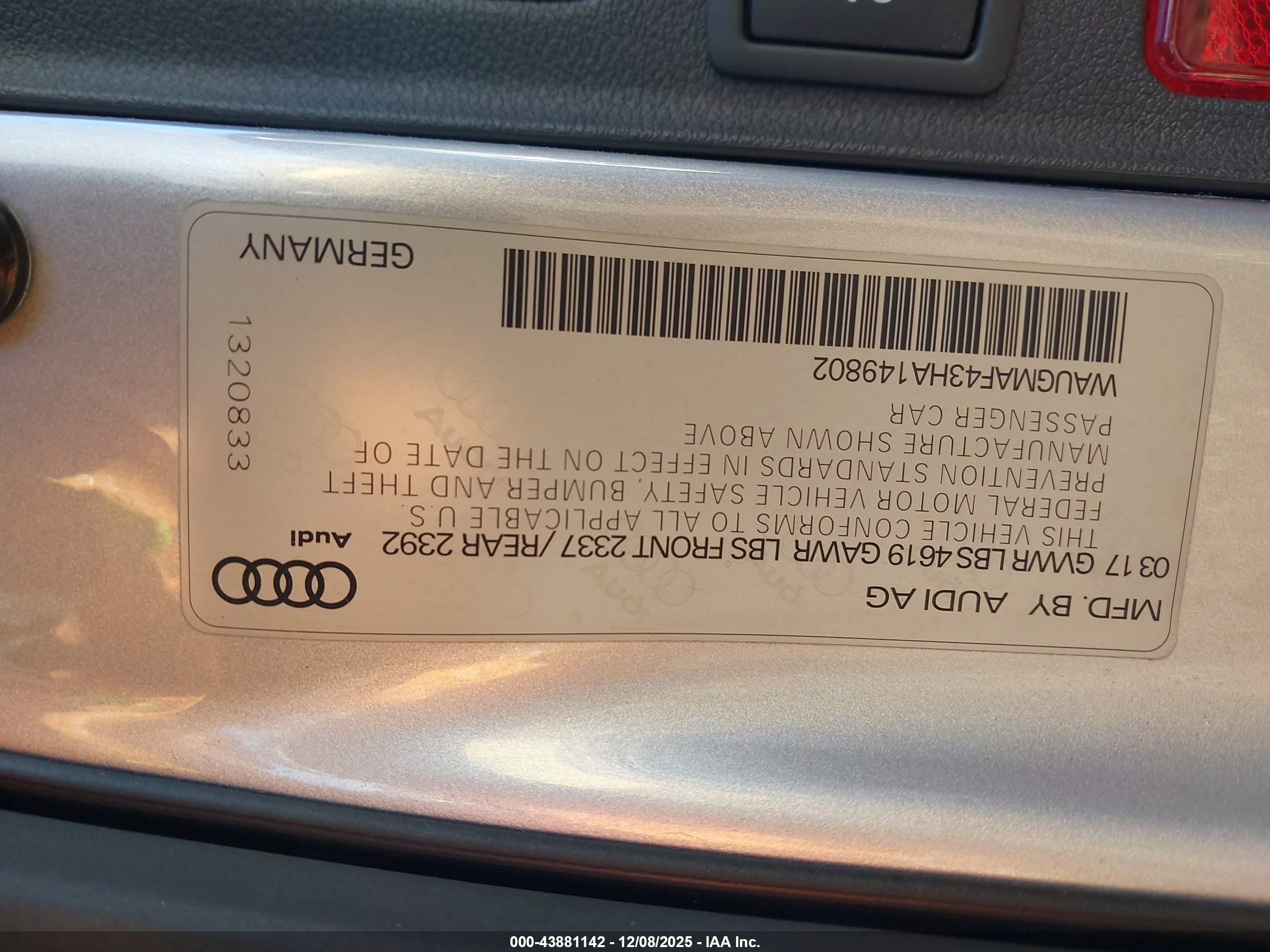 AUDI A4 image 9
