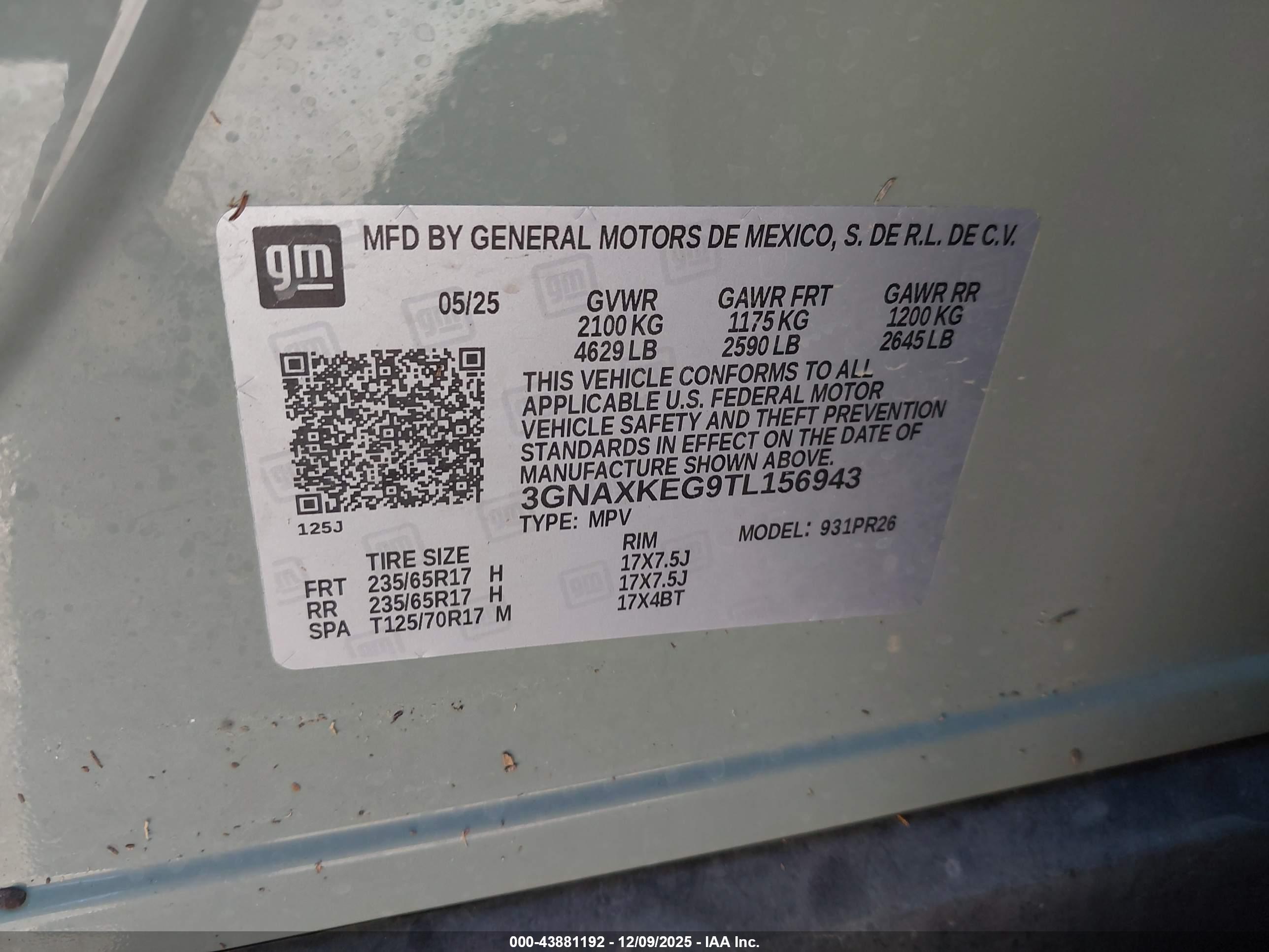 CHEVROLET EQUINOX image 9