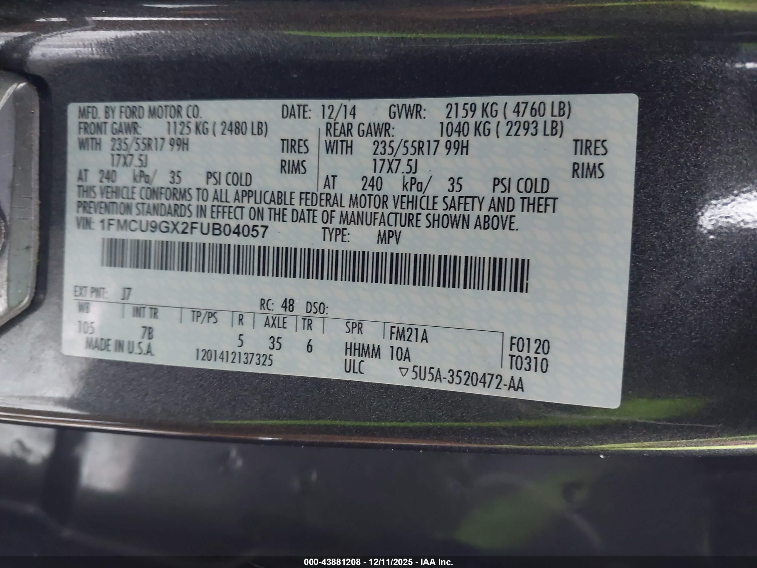 FORD ESCAPE image 9