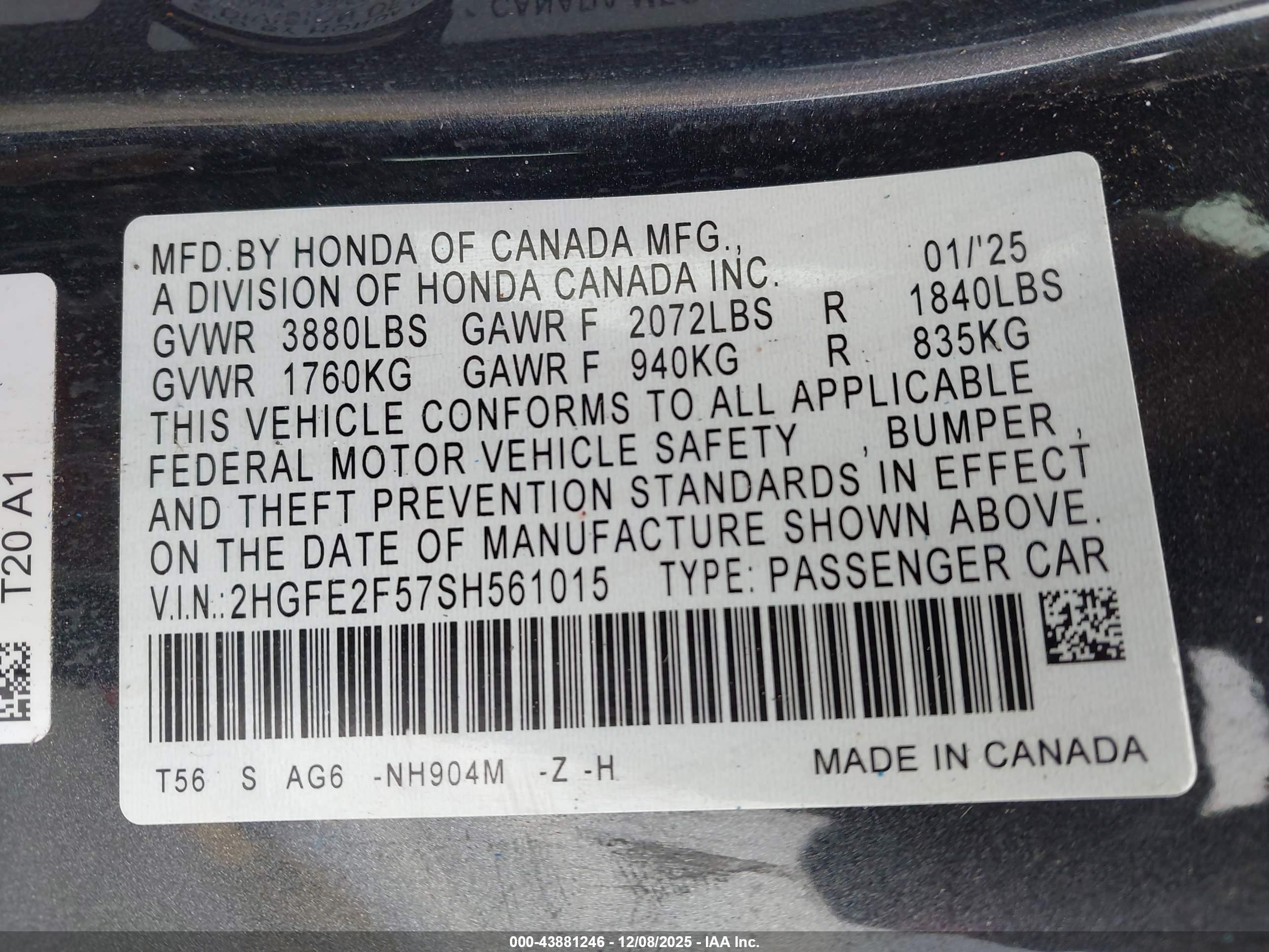 HONDA CIVIC image 9
