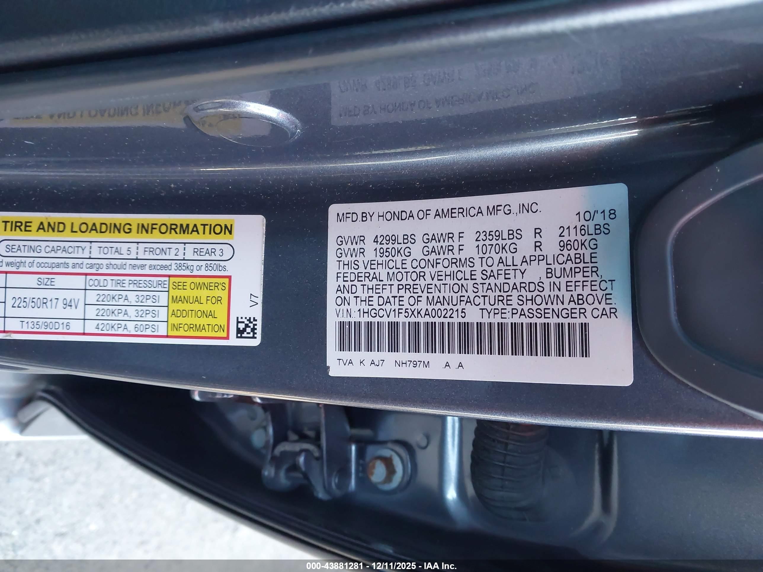 HONDA ACCORD image 9