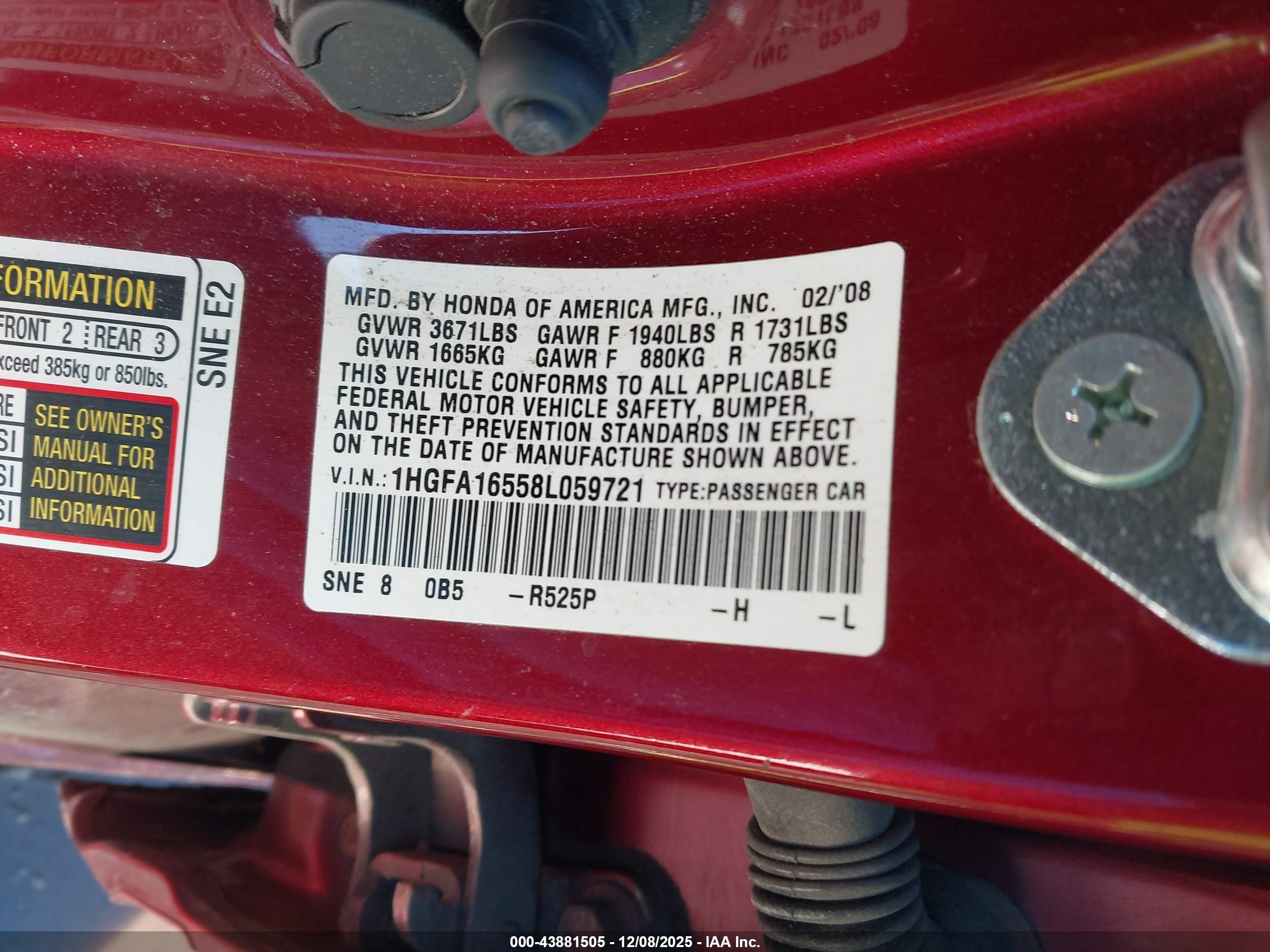 HONDA CIVIC image 9
