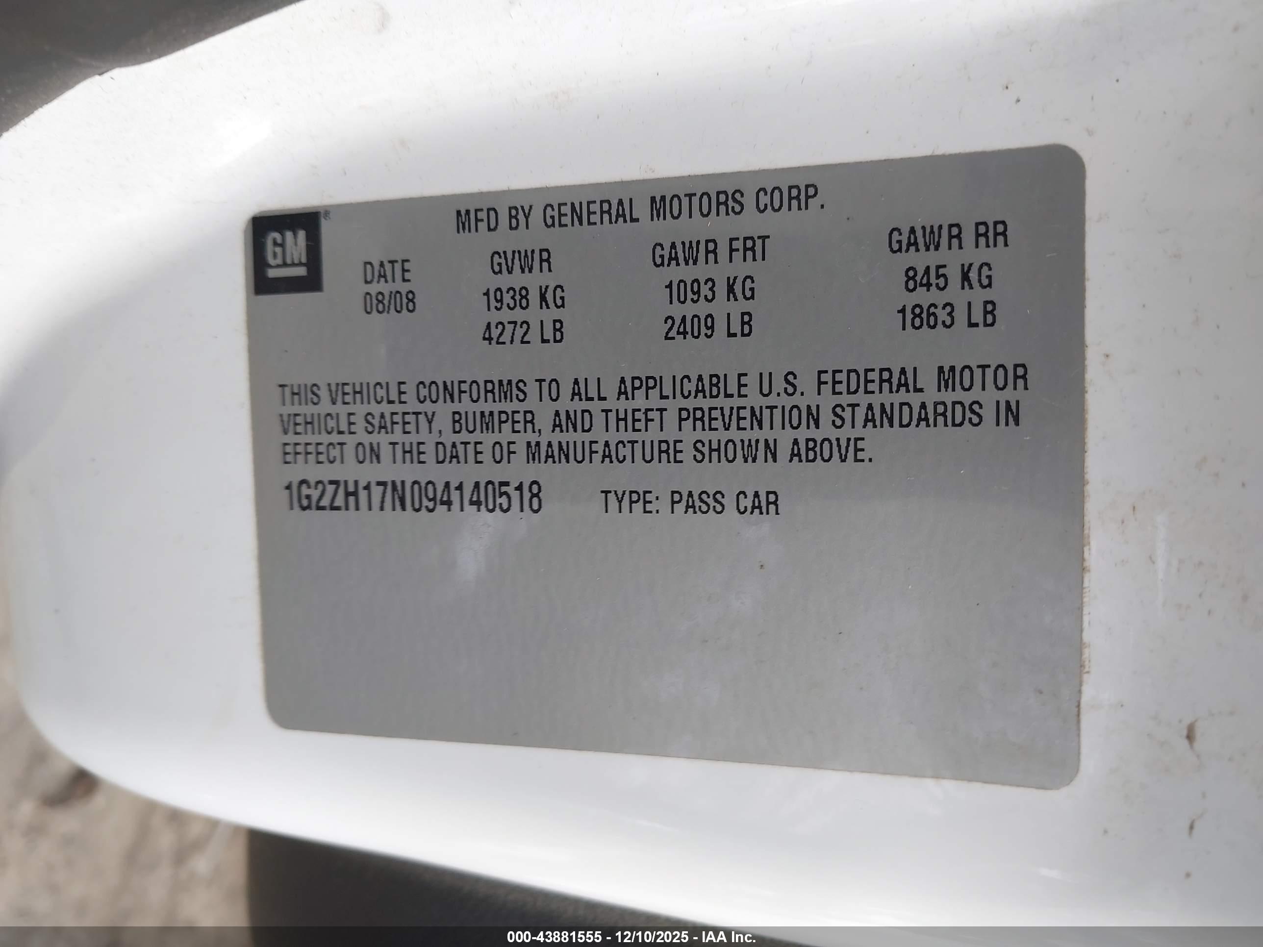 PONTIAC G6 image 9