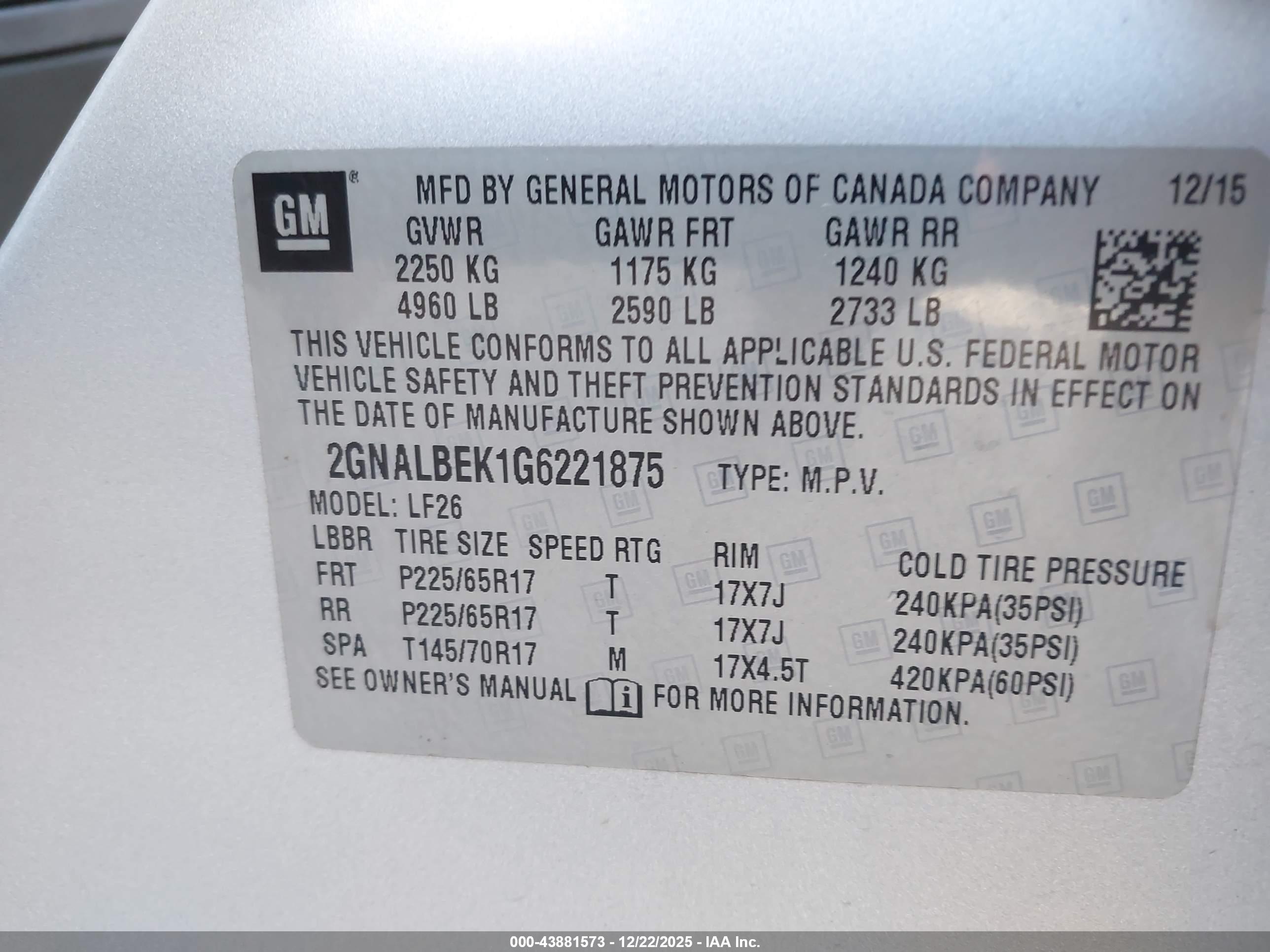 CHEVROLET EQUINOX image 9