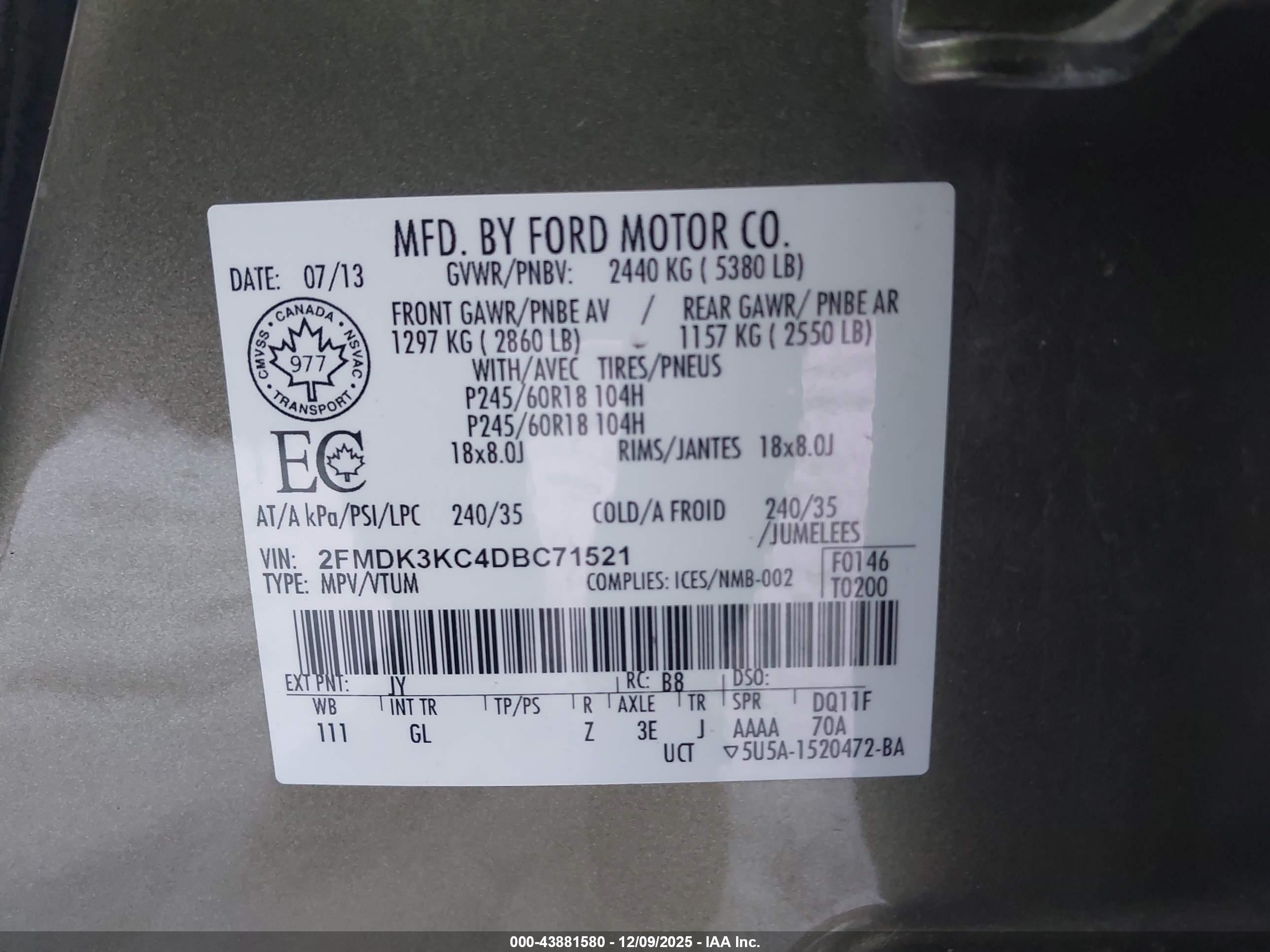 FORD EDGE image 9
