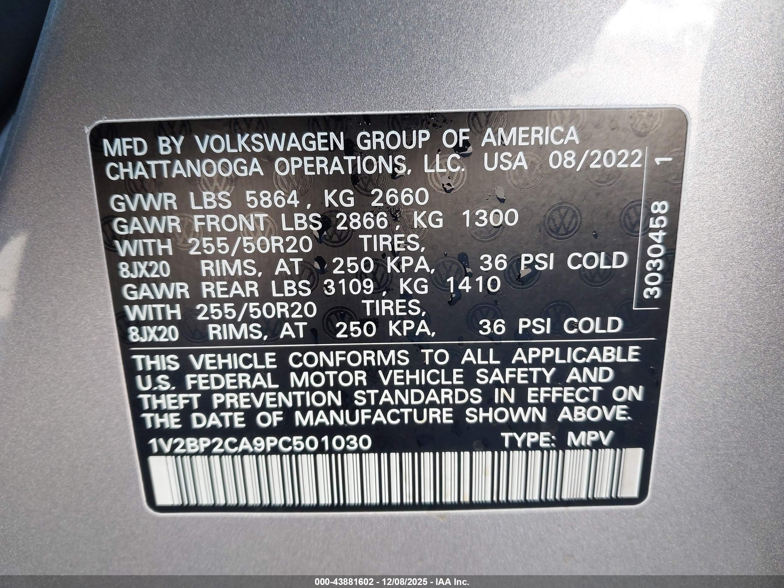 VOLKSWAGEN ATLAS image 9