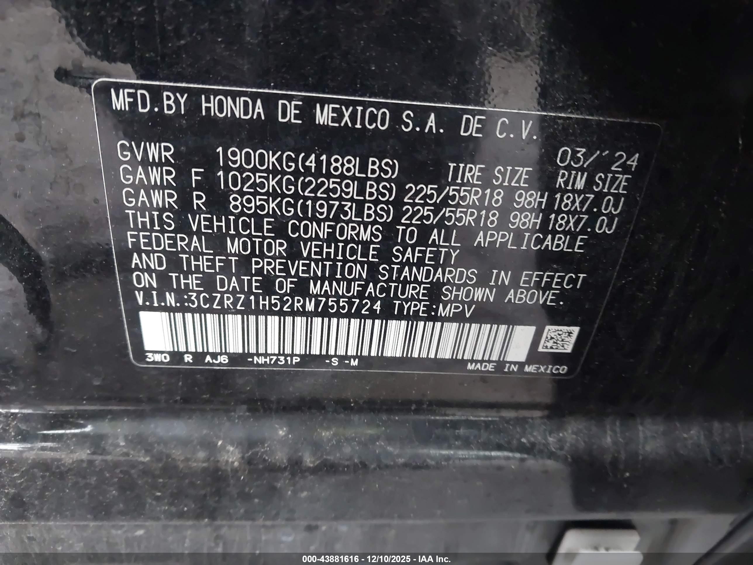 HONDA HR-V image 9