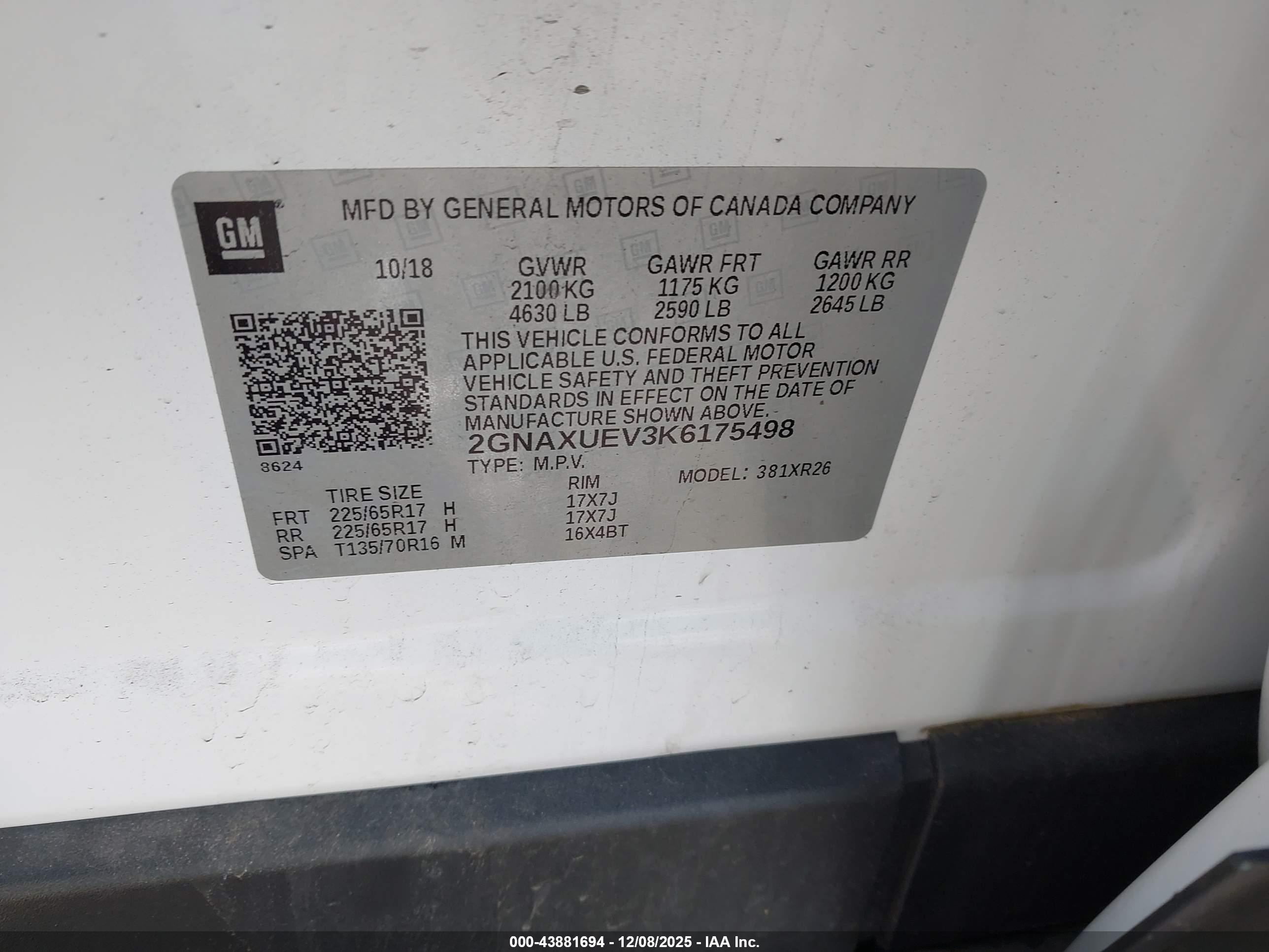 CHEVROLET EQUINOX image 9