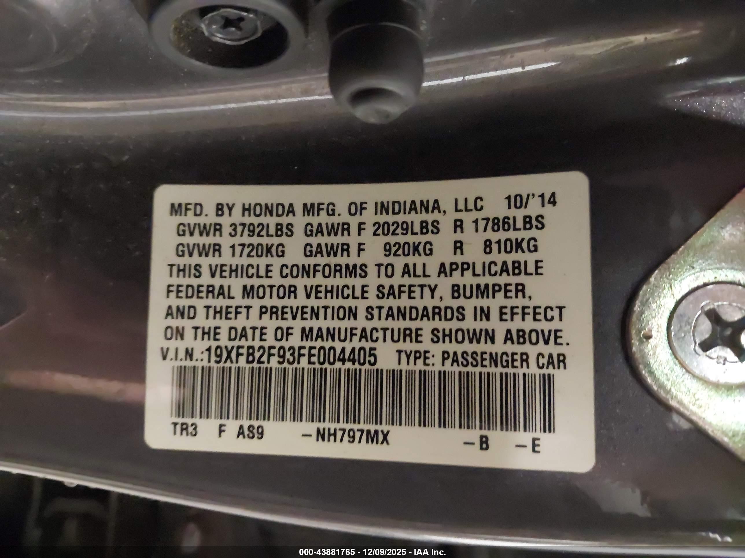 HONDA CIVIC image 9