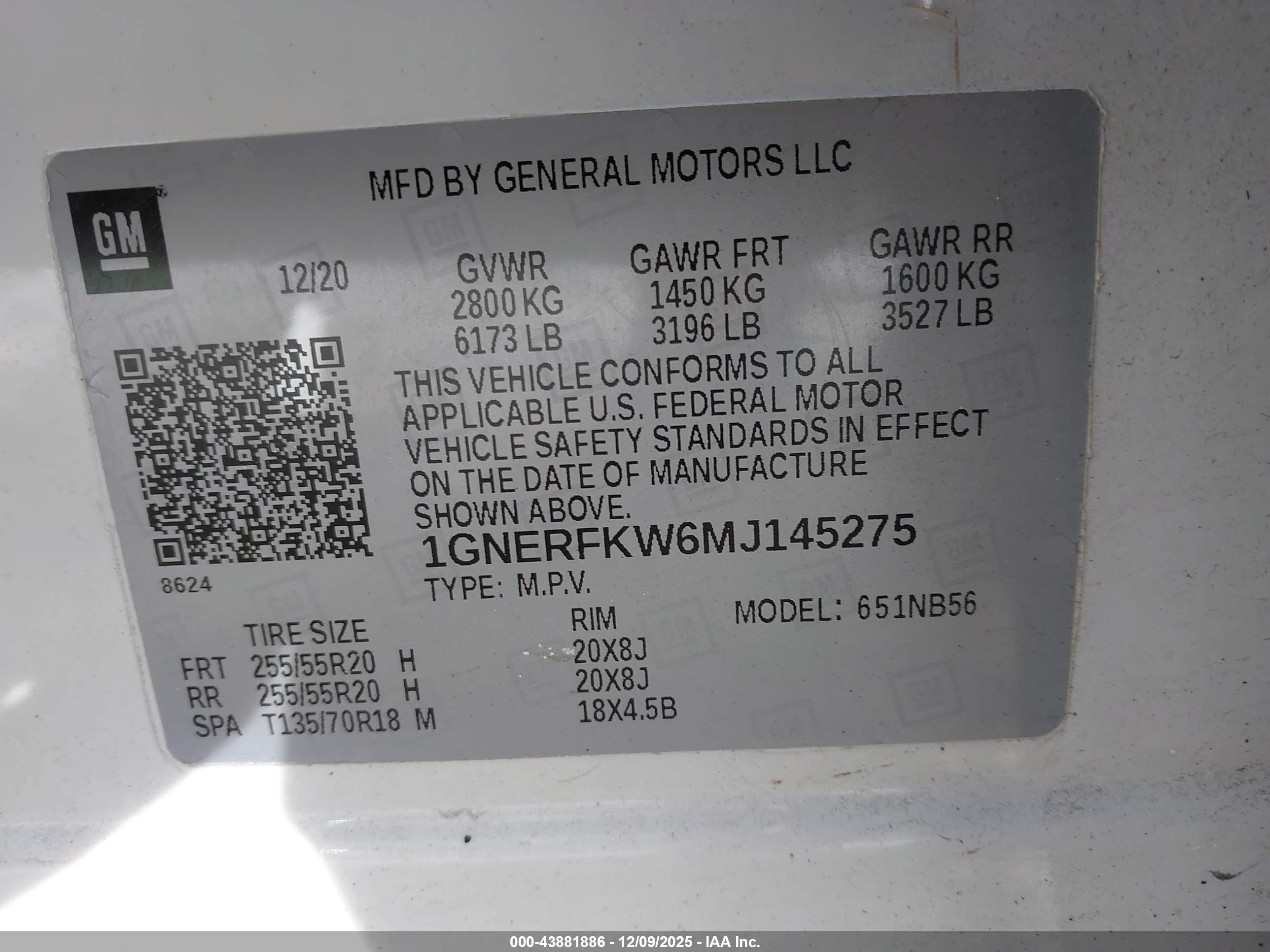 CHEVROLET TRAVERSE image 9