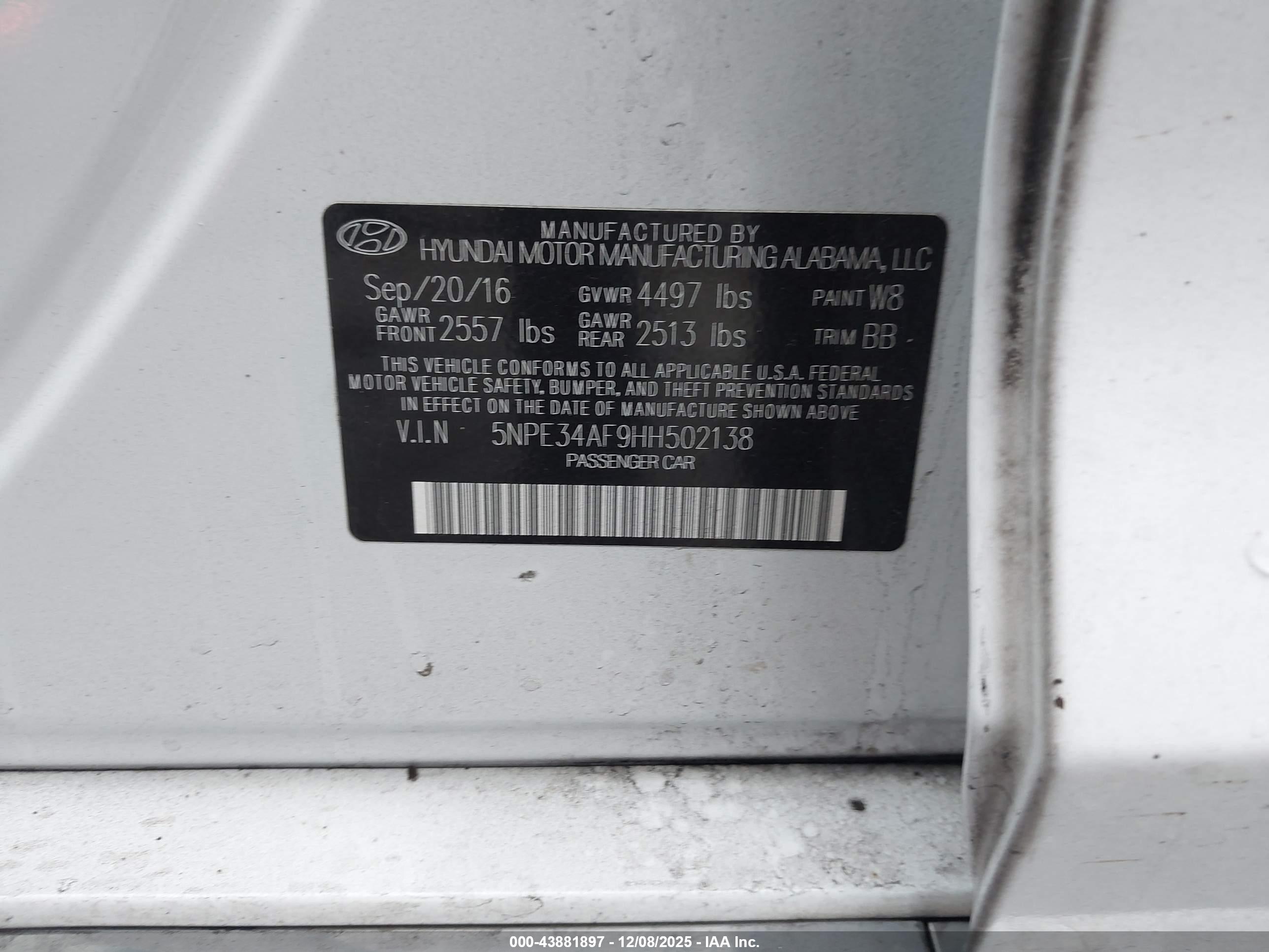 HYUNDAI SONATA image 9