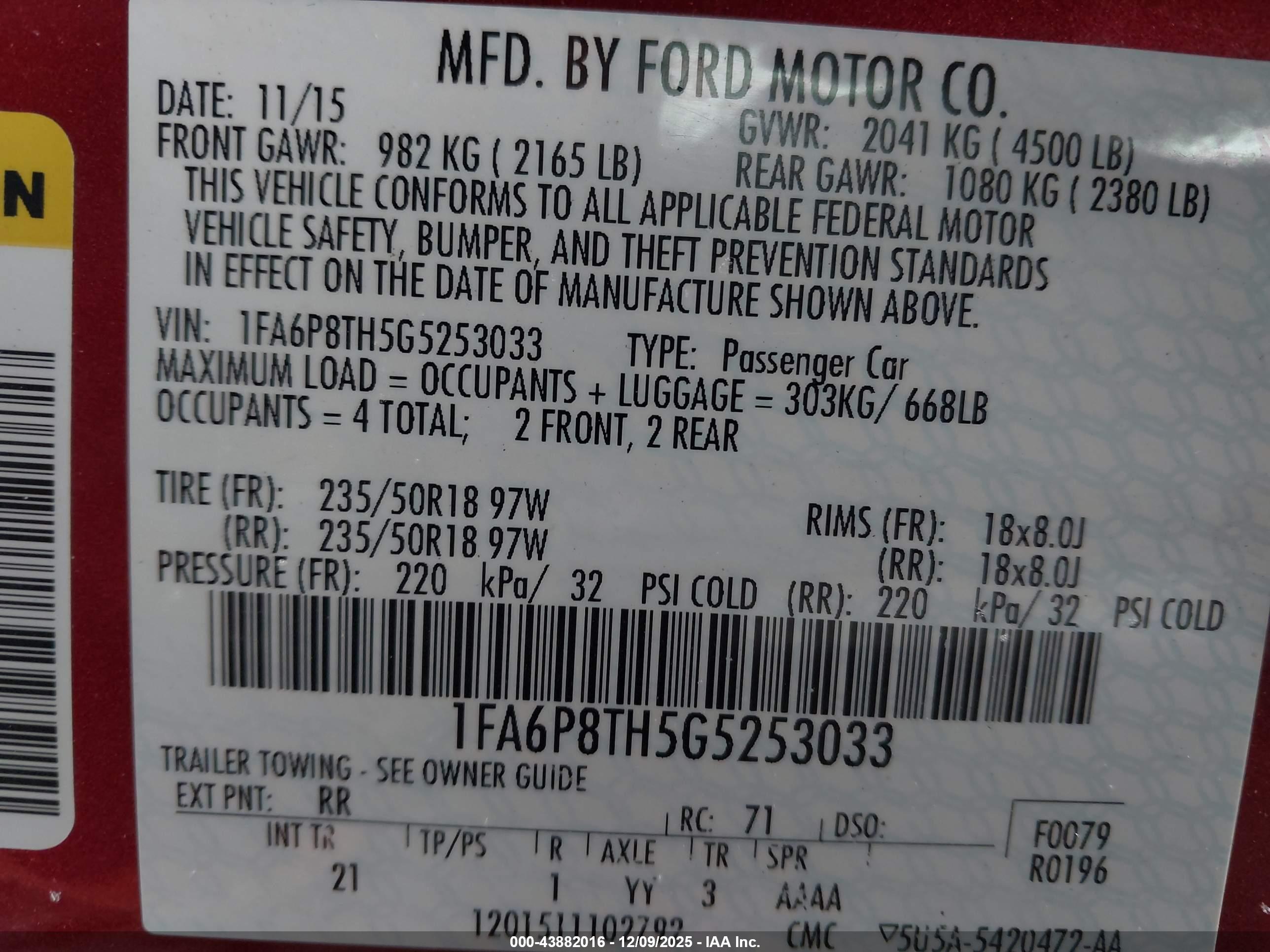 FORD MUSTANG image 9