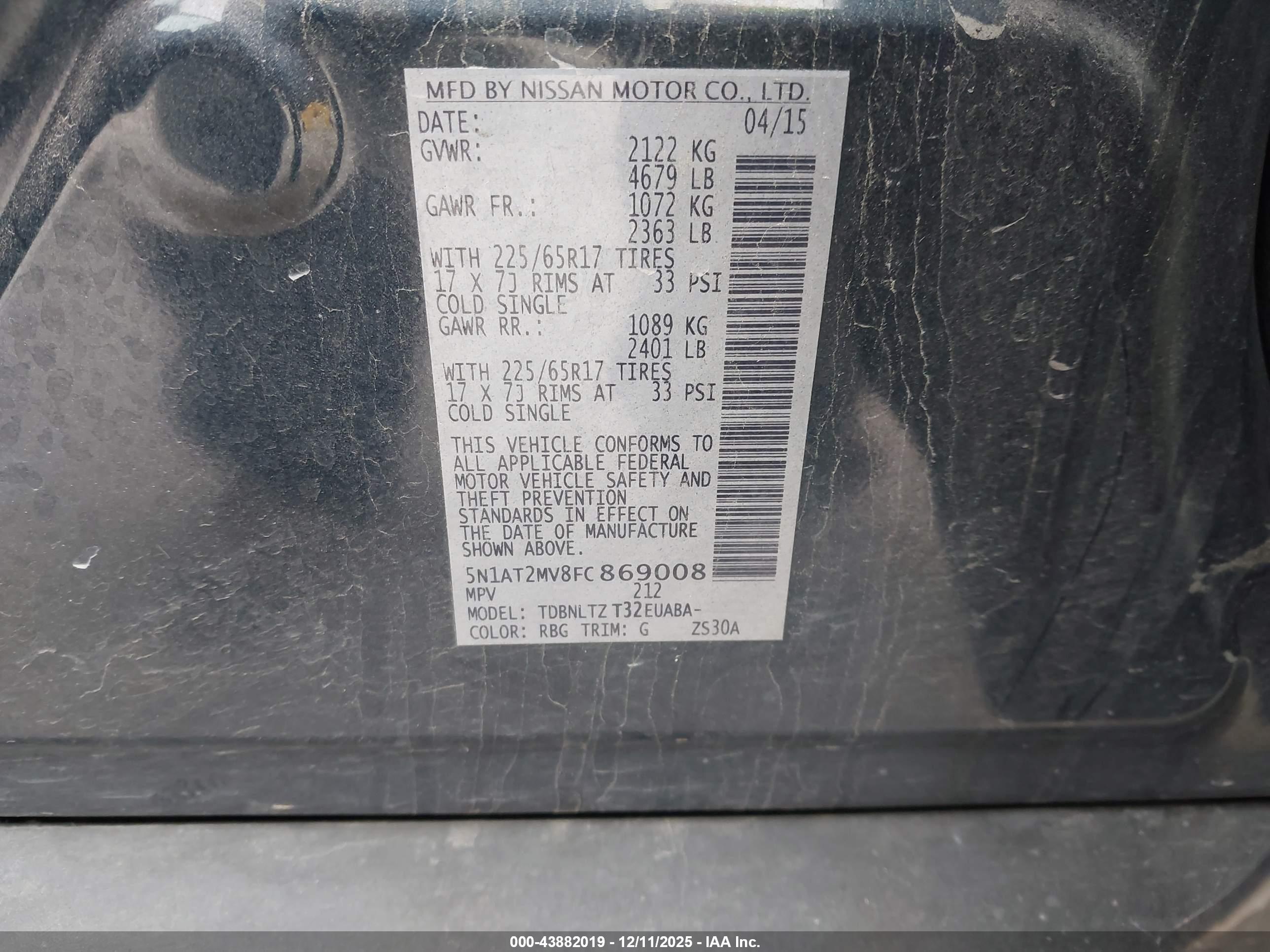 NISSAN ROGUE image 9