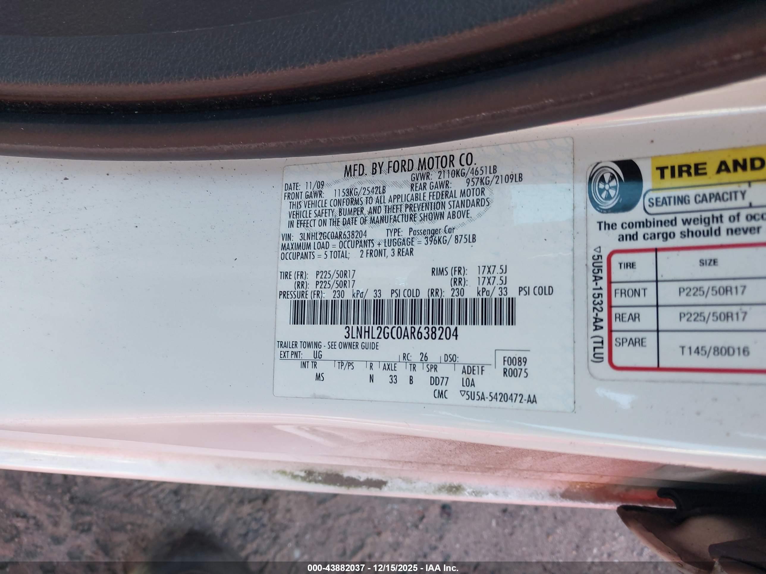 LINCOLN MKZ image 9