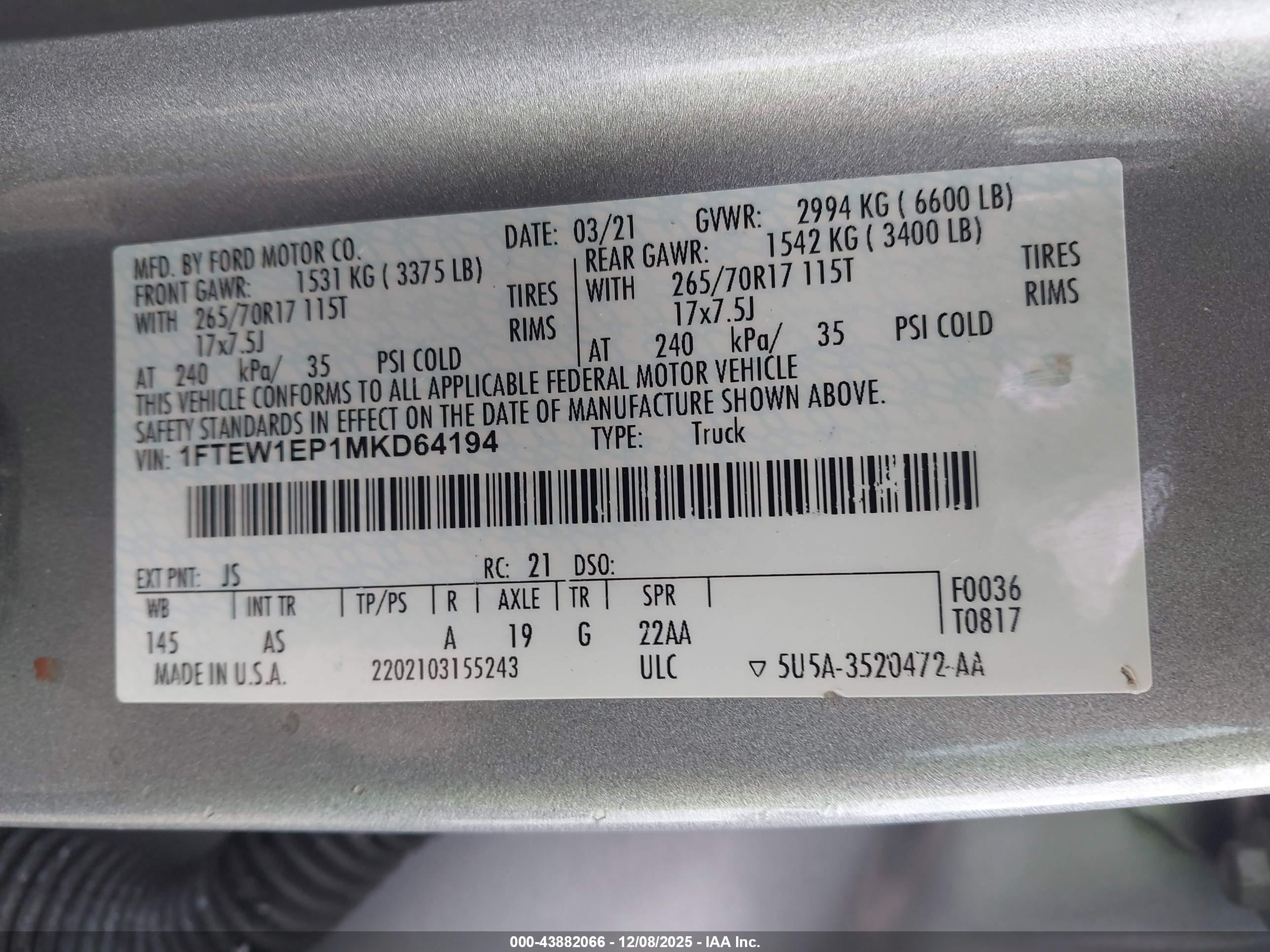 FORD F-150 image 9