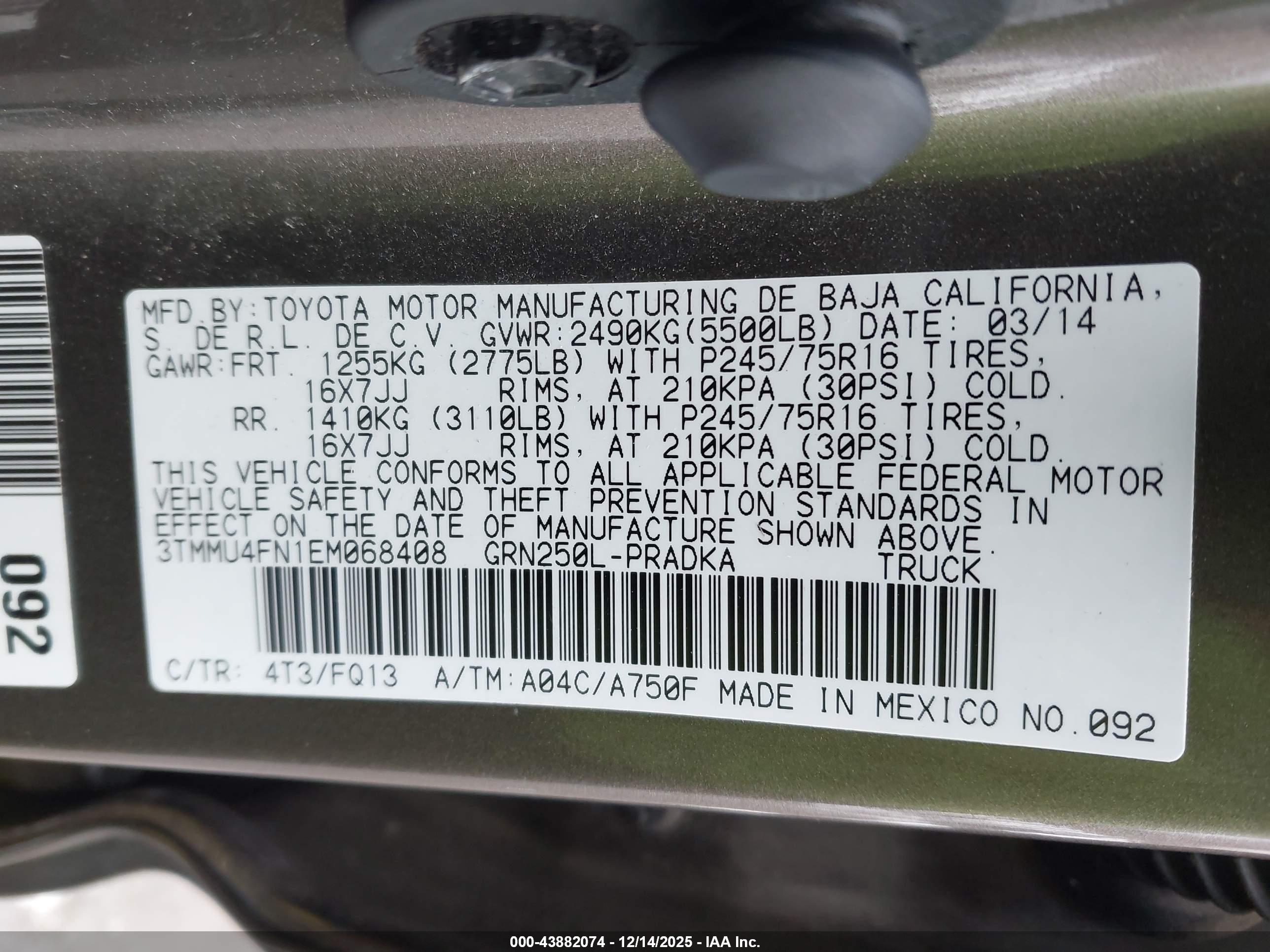 TOYOTA TACOMA image 9
