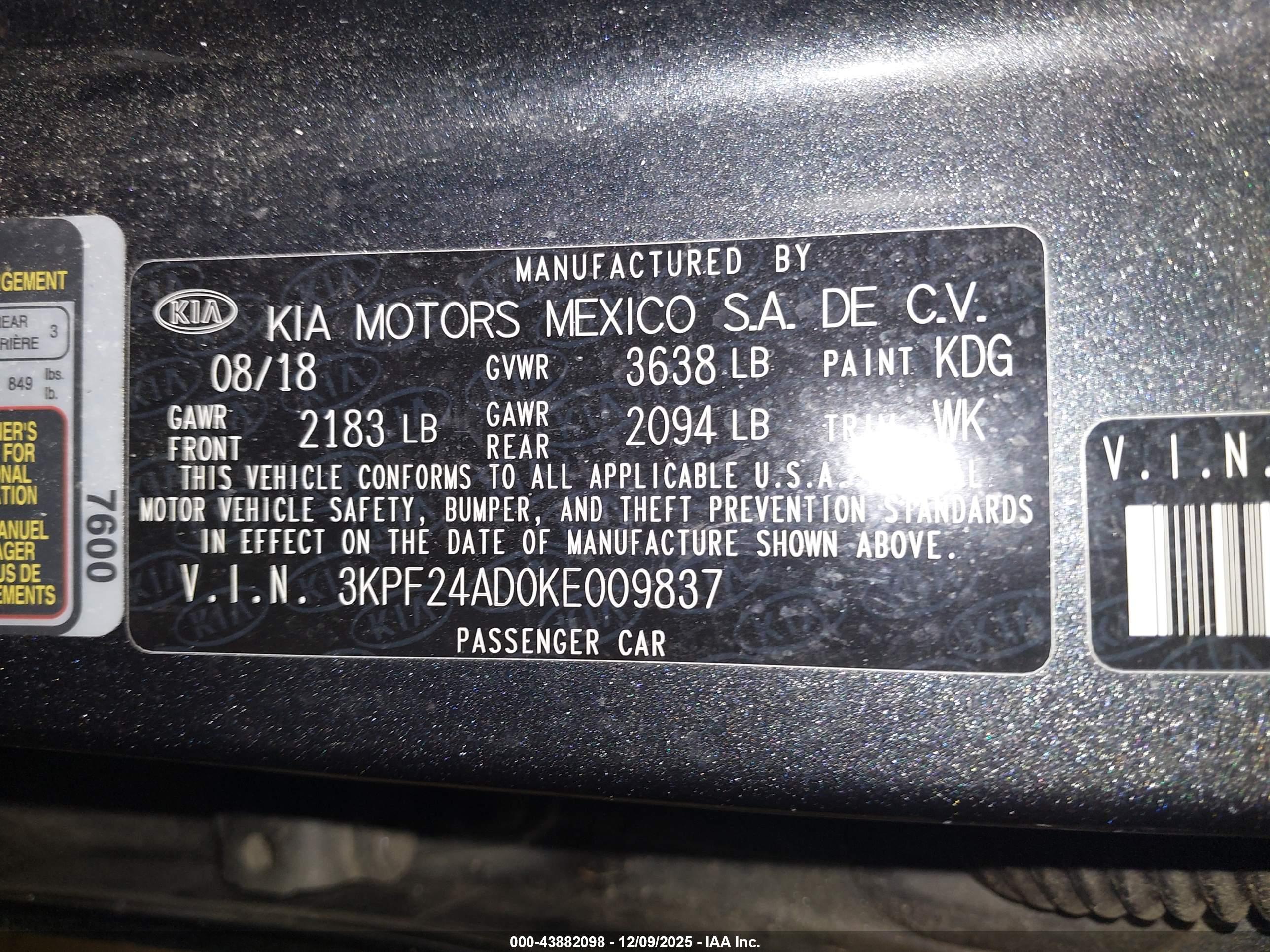 KIA FORTE image 9