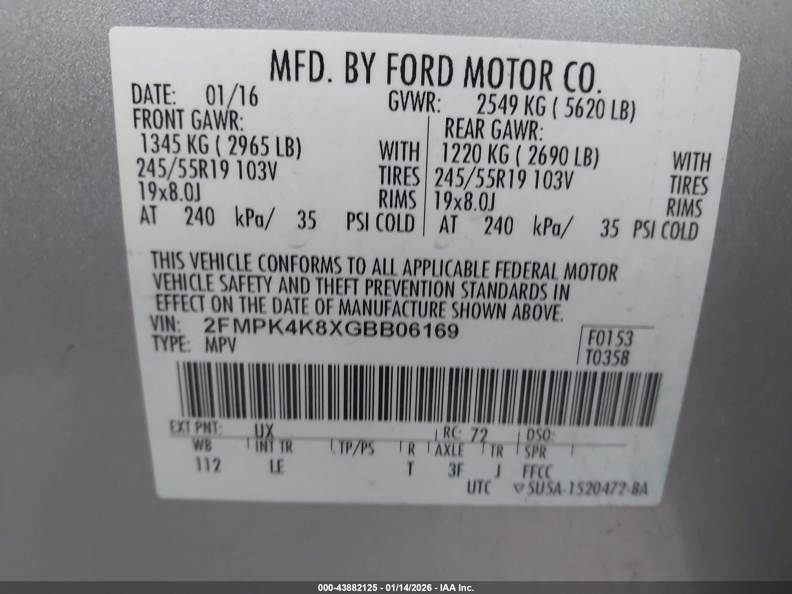 FORD EDGE image 9